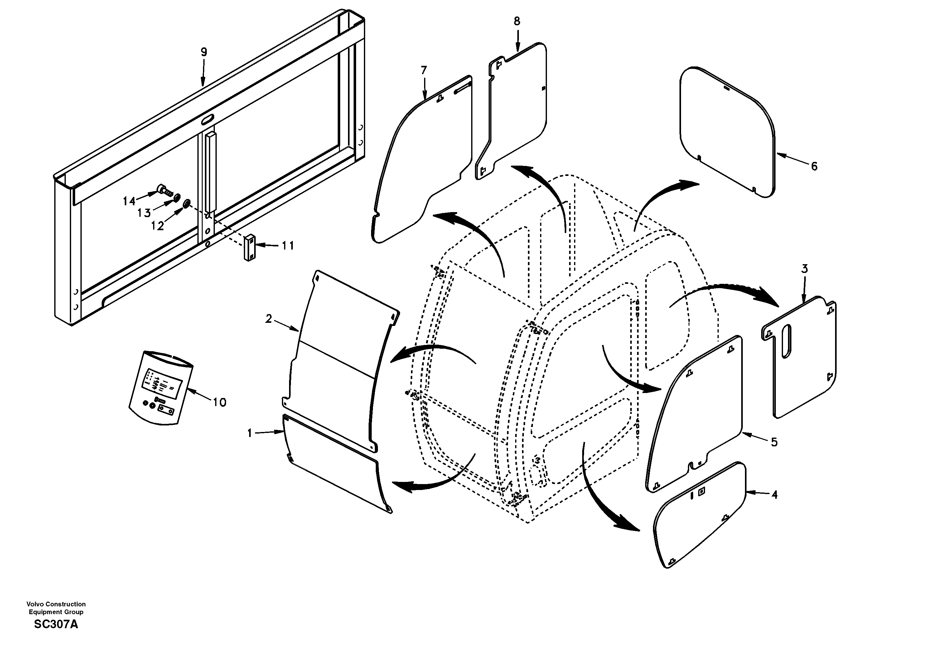 Antitheft system — volvo parts diagram