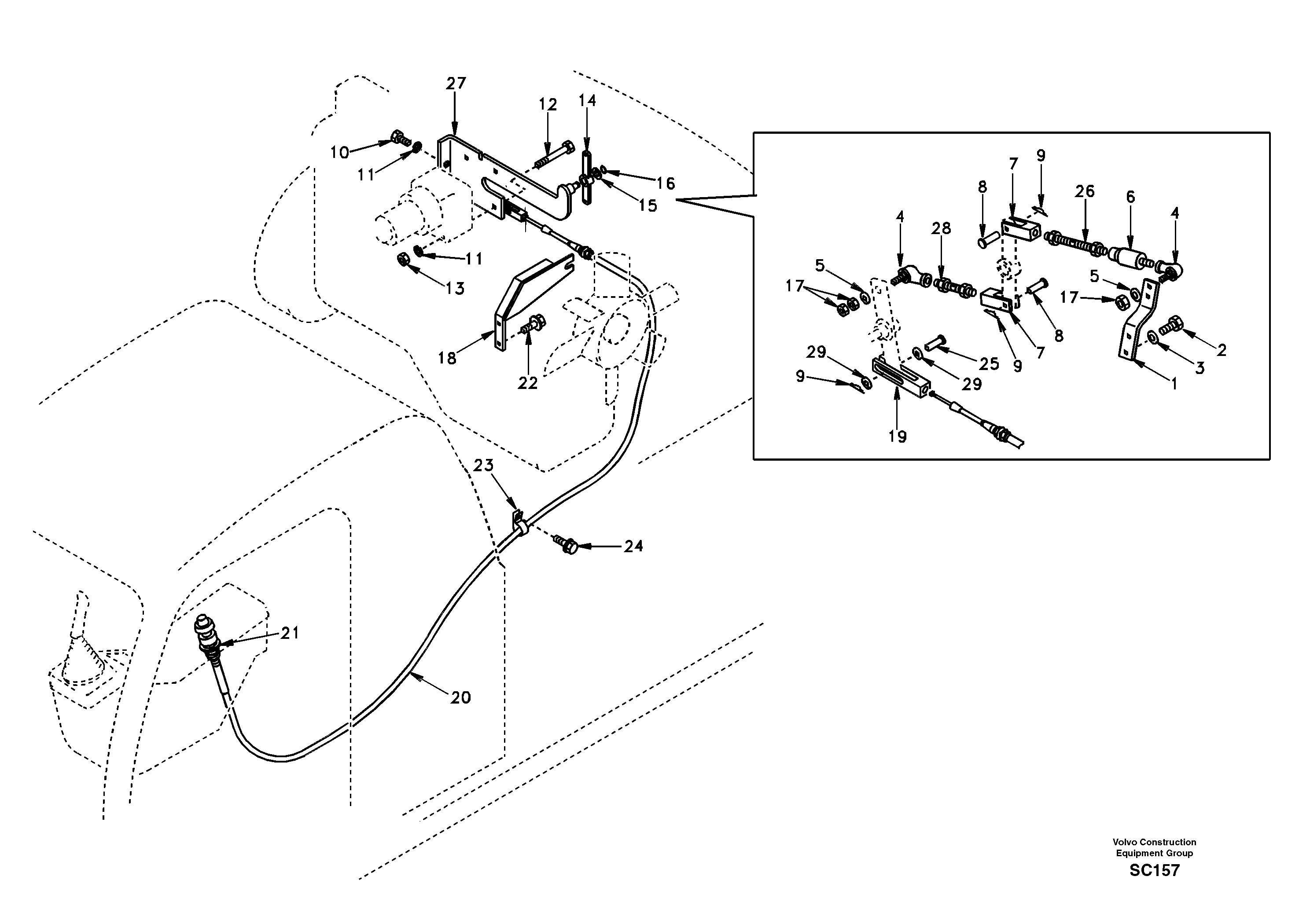 Speed control — volvo parts diagram