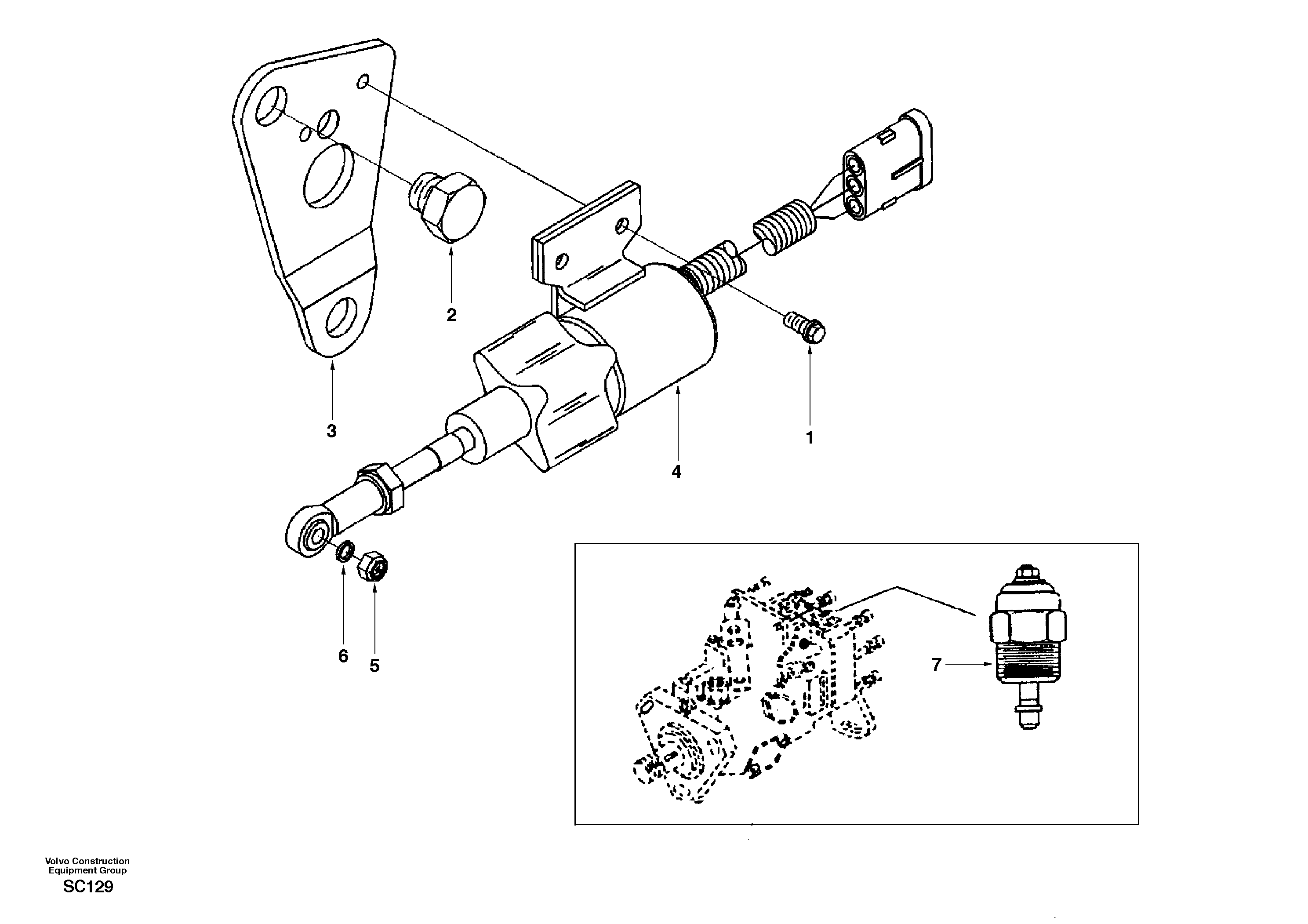 Fuel shut-off valve — volvo parts diagram