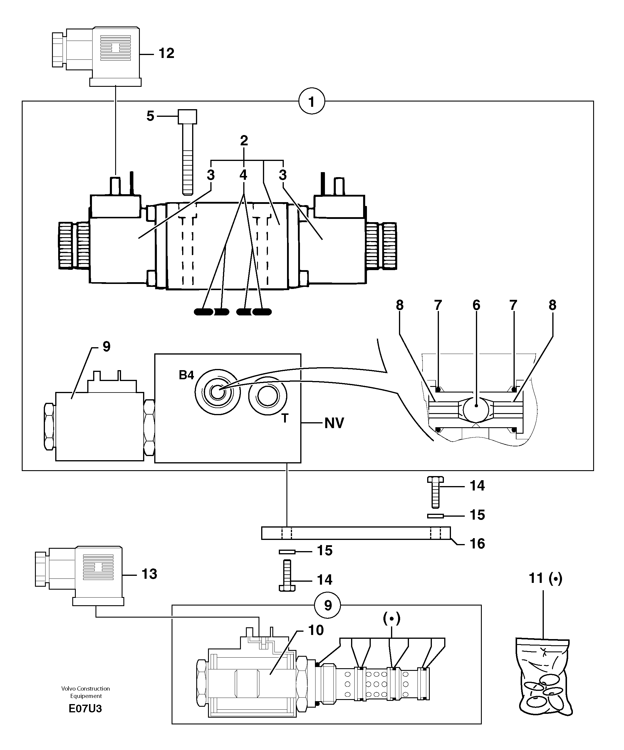 Electrovalve : travel : forward / reverse — volvo parts diagram