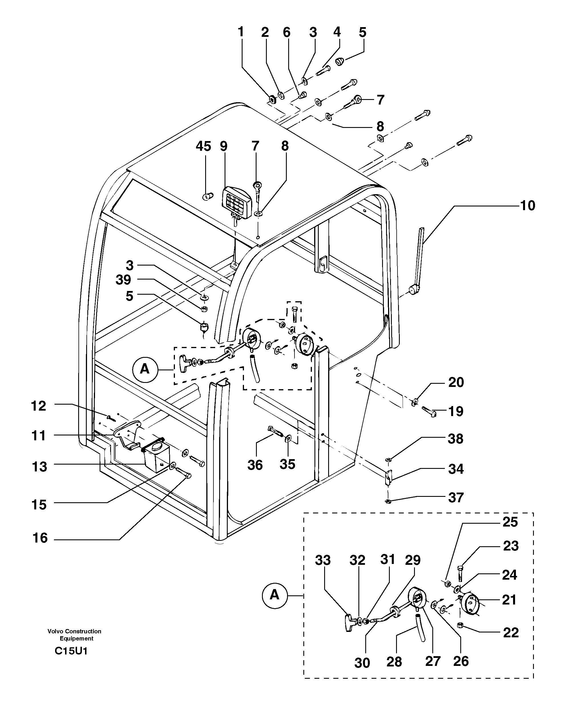 Cab : accessories — volvo parts diagram