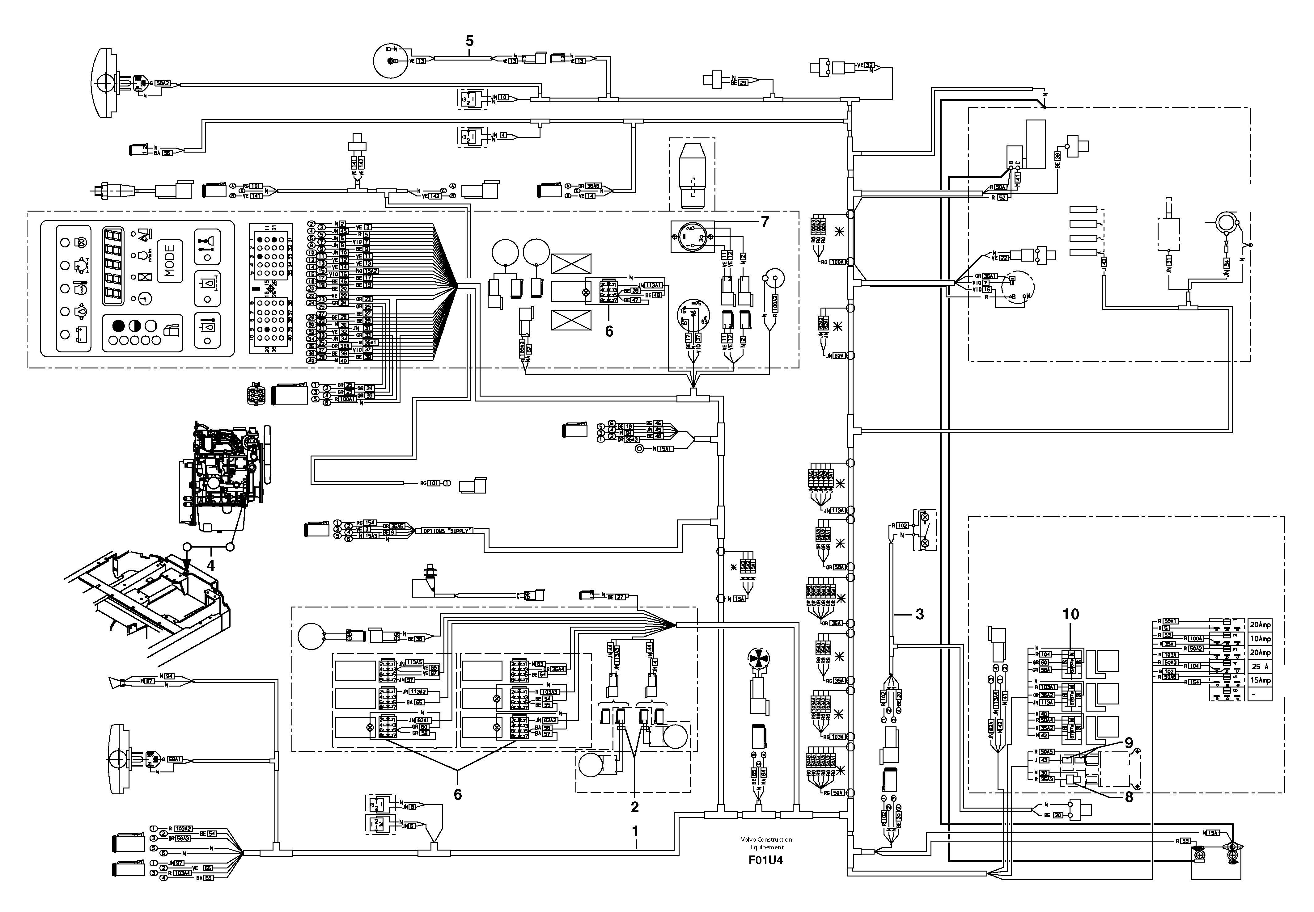 Electrical system / with Puma — volvo parts diagram
