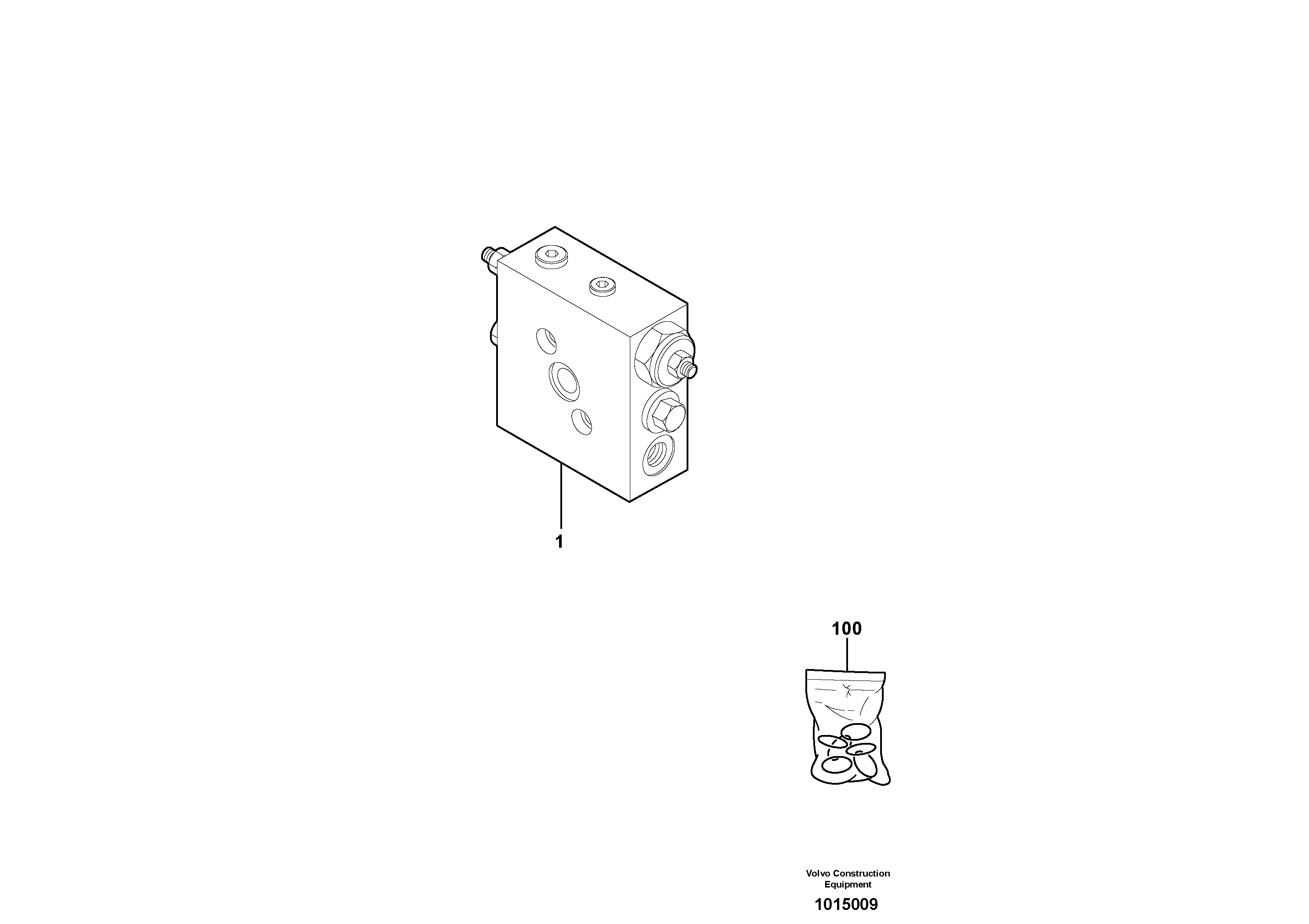 Balancing valve ( slewing ) — volvo parts diagram