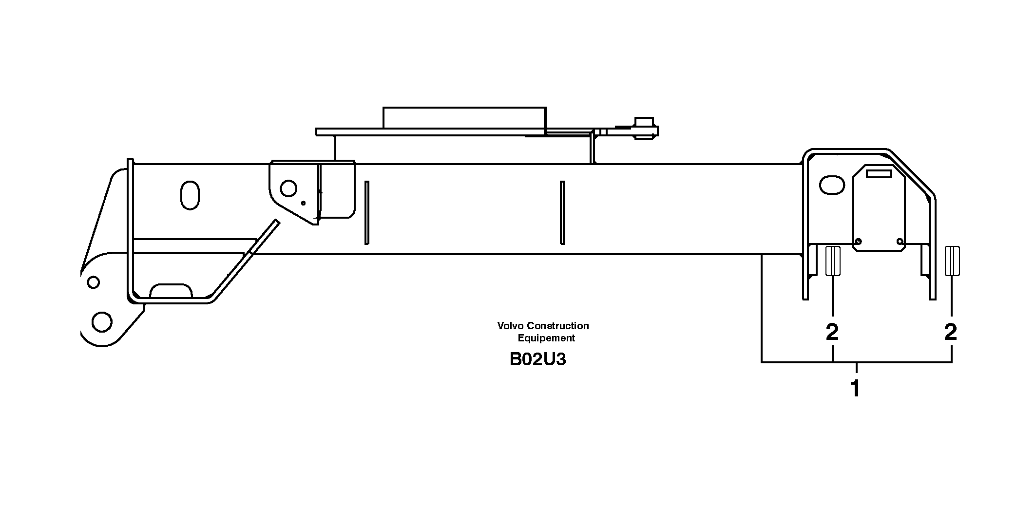 Lower frame — volvo parts diagram