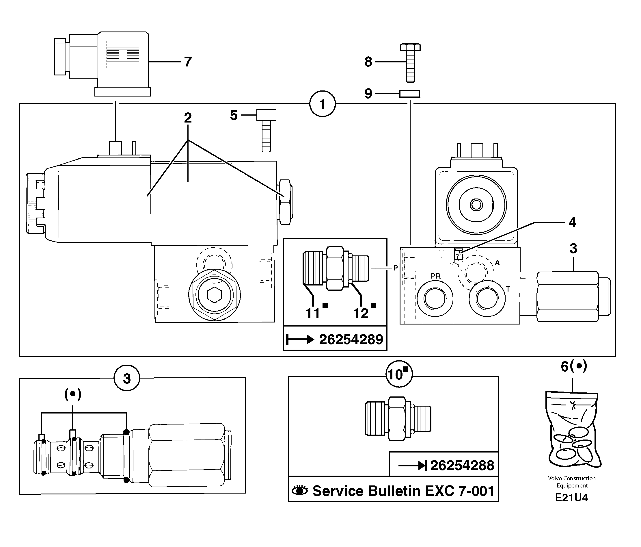 Electrovalve : oscillation lock — volvo parts diagram