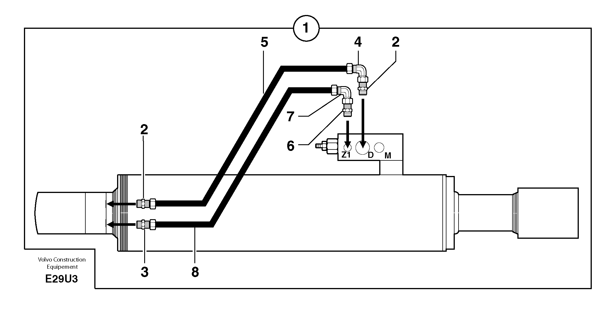 Supplement concerning handling operations / option — volvo parts diagram