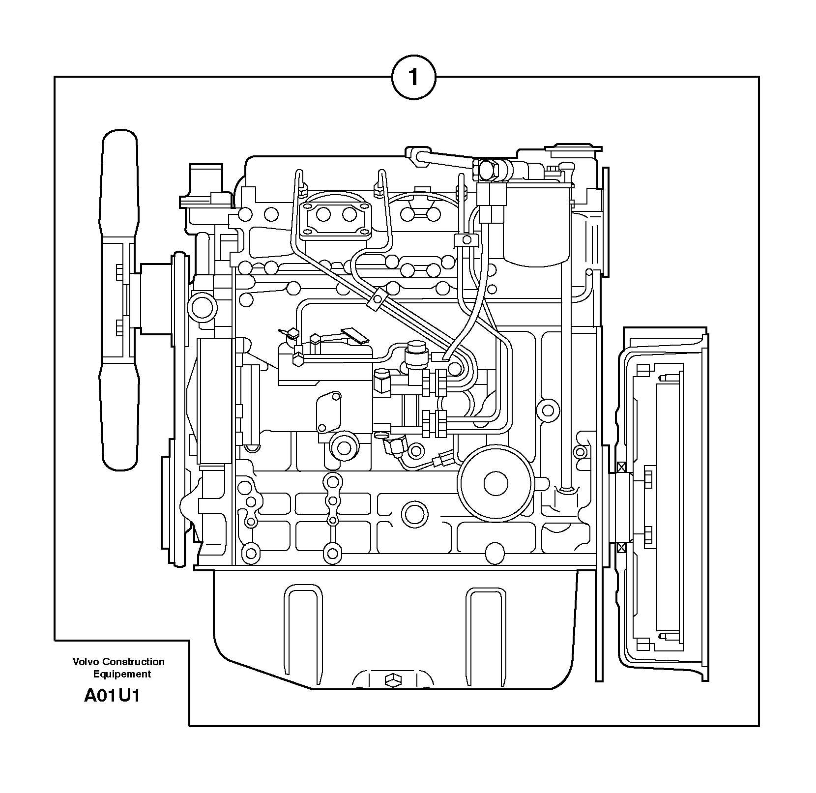 Diesel engine — volvo parts diagram