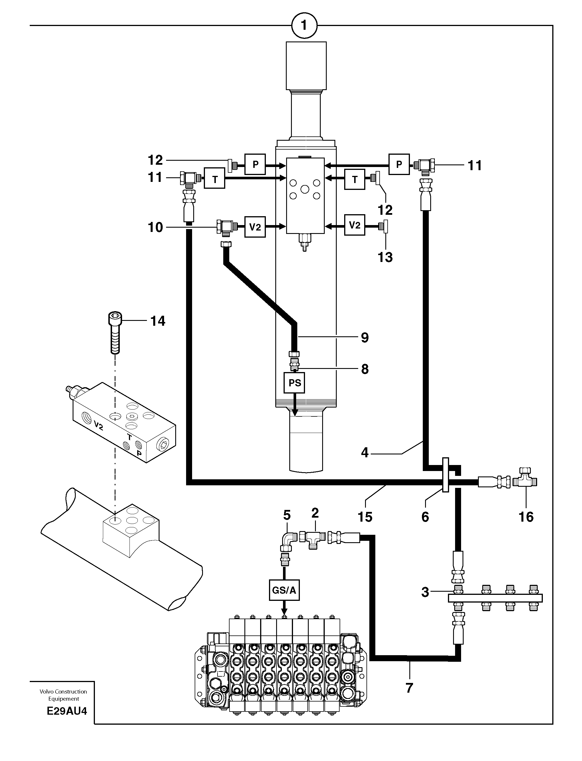 Supplement concerning handling operations / option — volvo parts diagram
