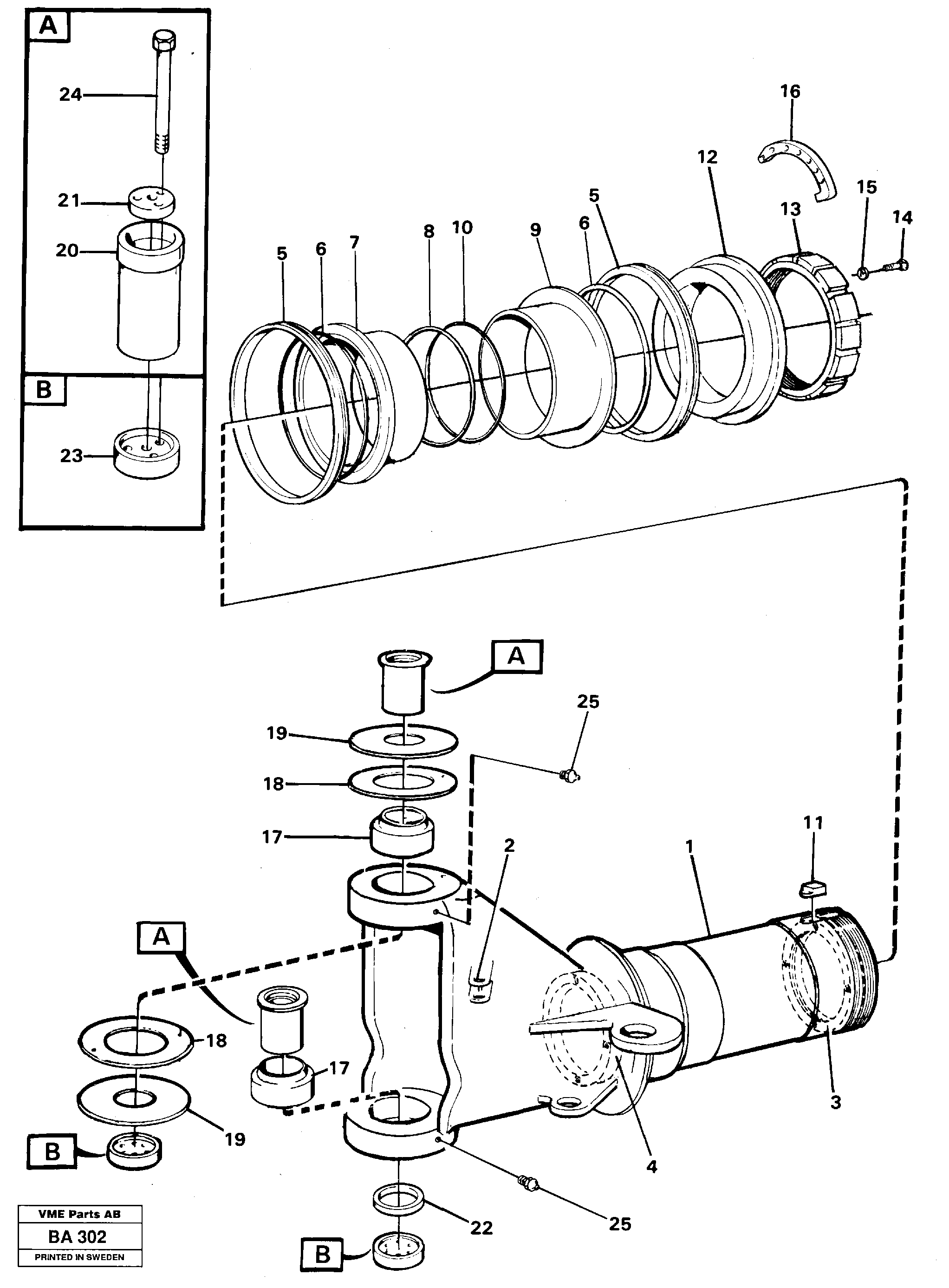 Hitch  SER NO - 1126 — volvo parts diagram
