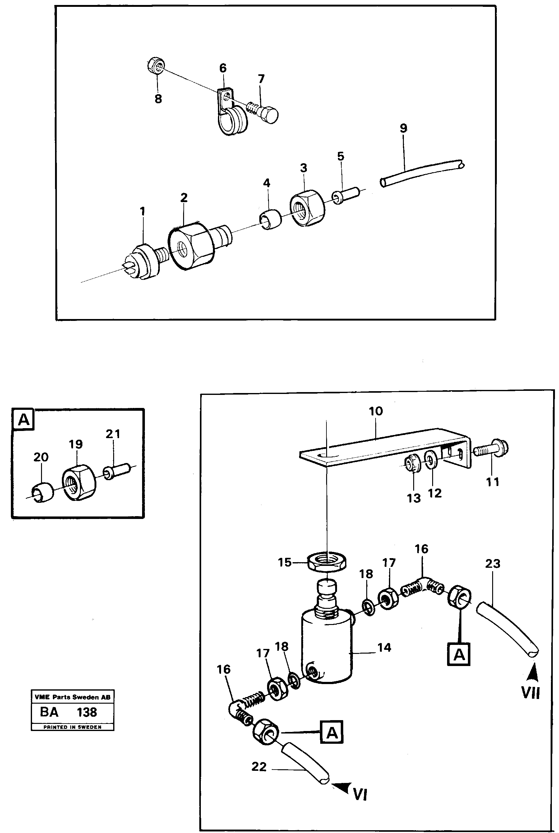 Uplifted body — volvo parts diagram