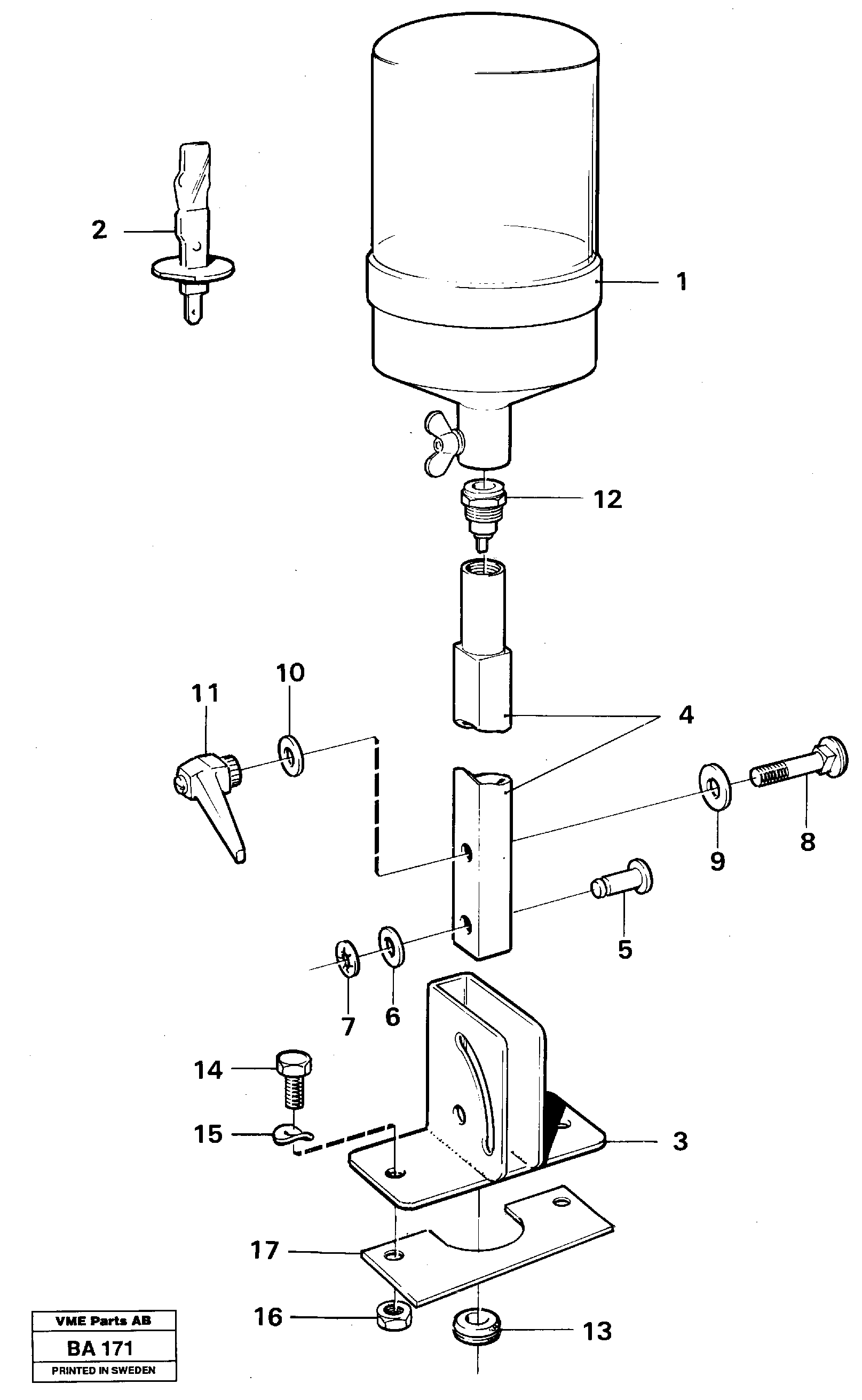 Rotating beacon  90591, 91897 — volvo parts diagram