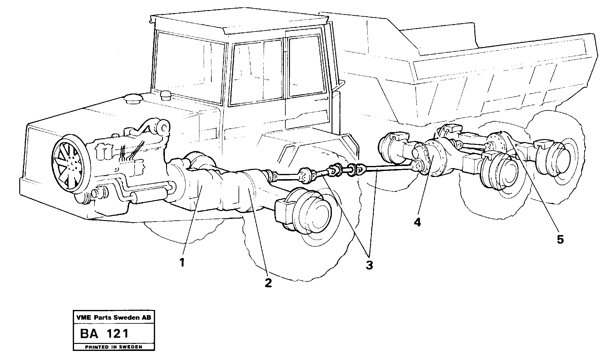 Power transmission — volvo parts diagram