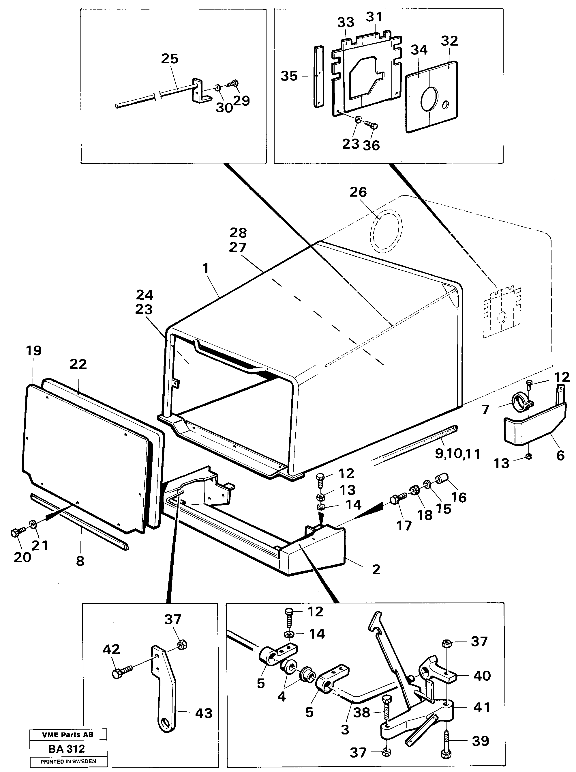 Sound insulation 91066 Enr — volvo parts diagram
