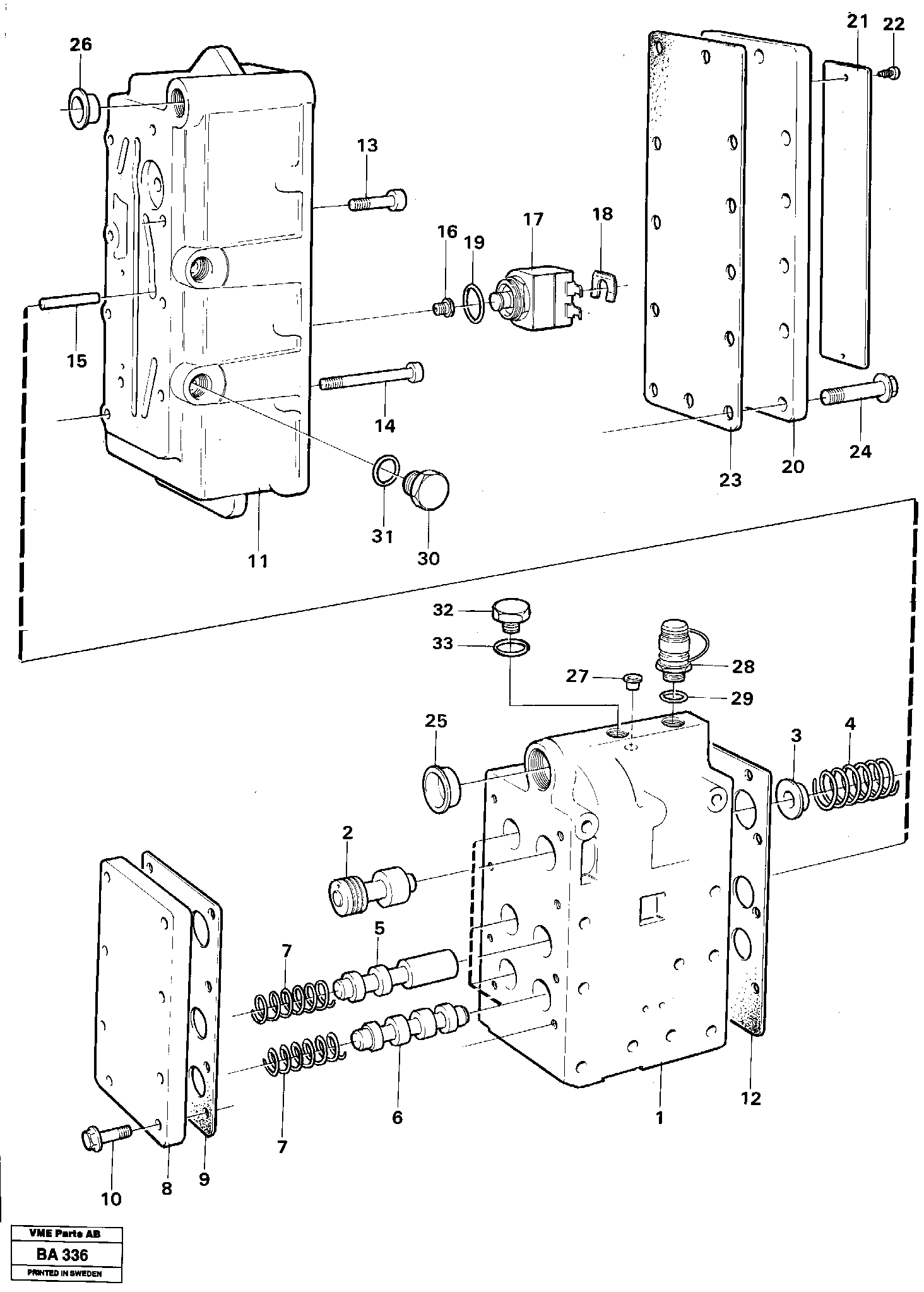 Range selector valve  30881 — volvo parts diagram