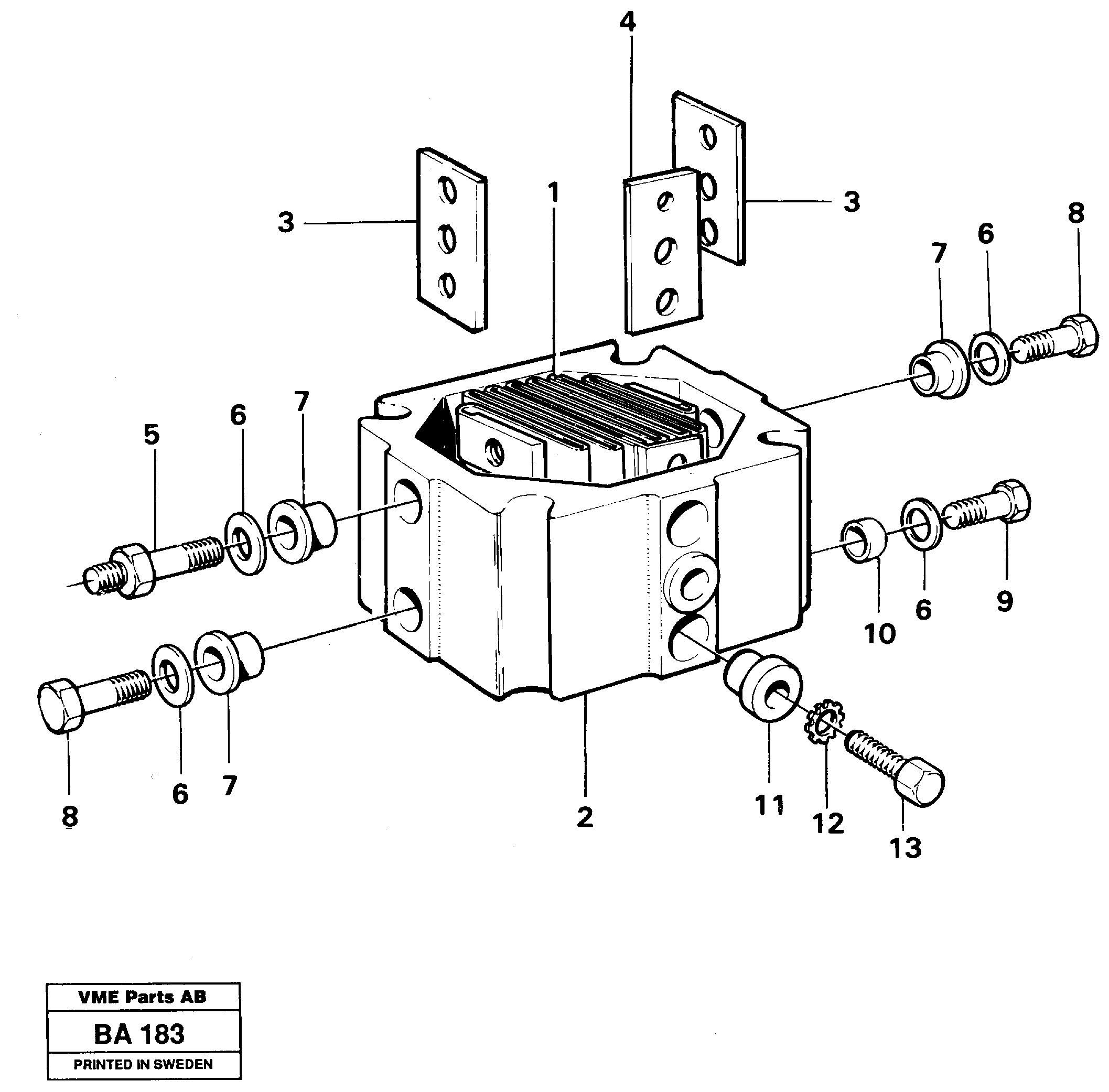 Pre-heater — volvo parts diagram