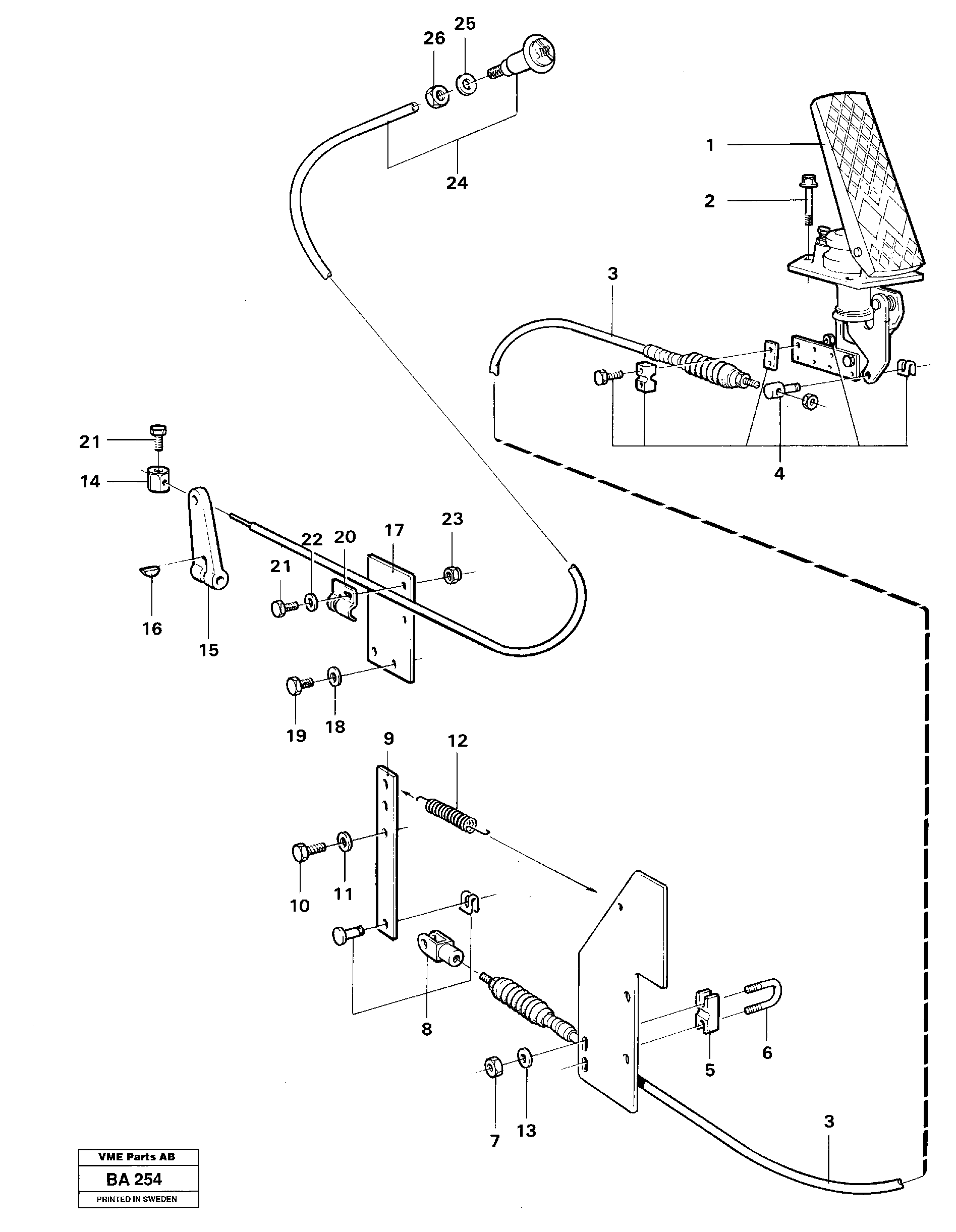 Regulator control  CAB - 1575 — volvo parts diagram