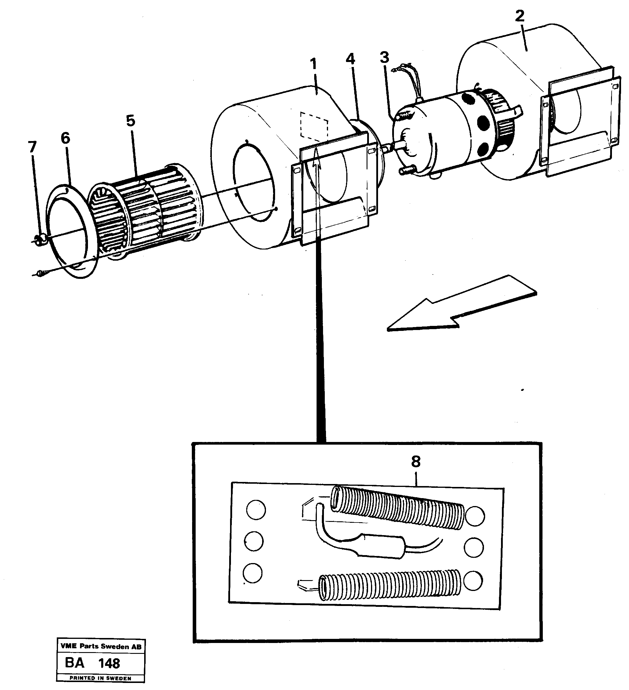 Fan  CAB - 2549 — volvo parts diagram