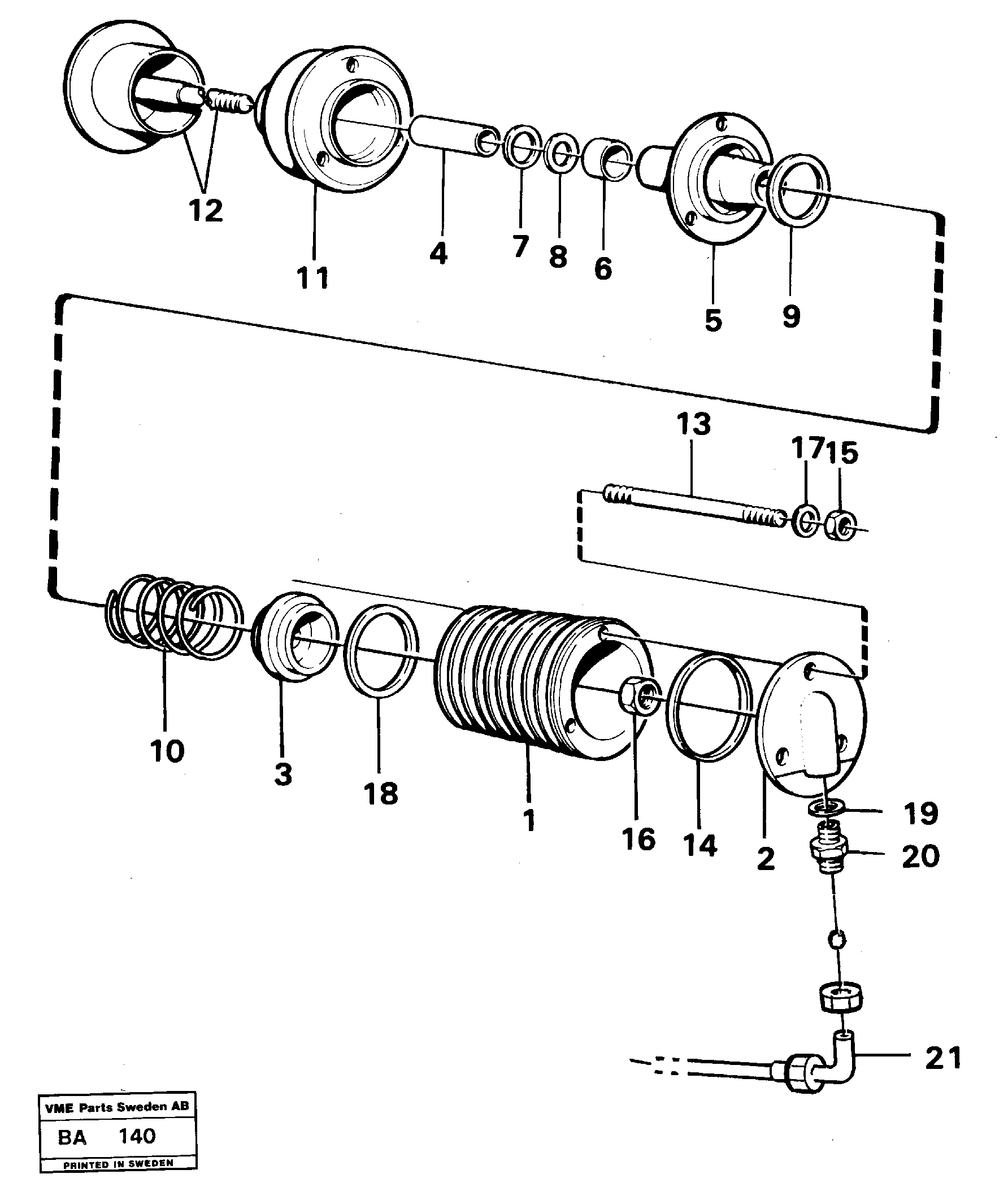 Exhaust pressure regulator — volvo parts diagram