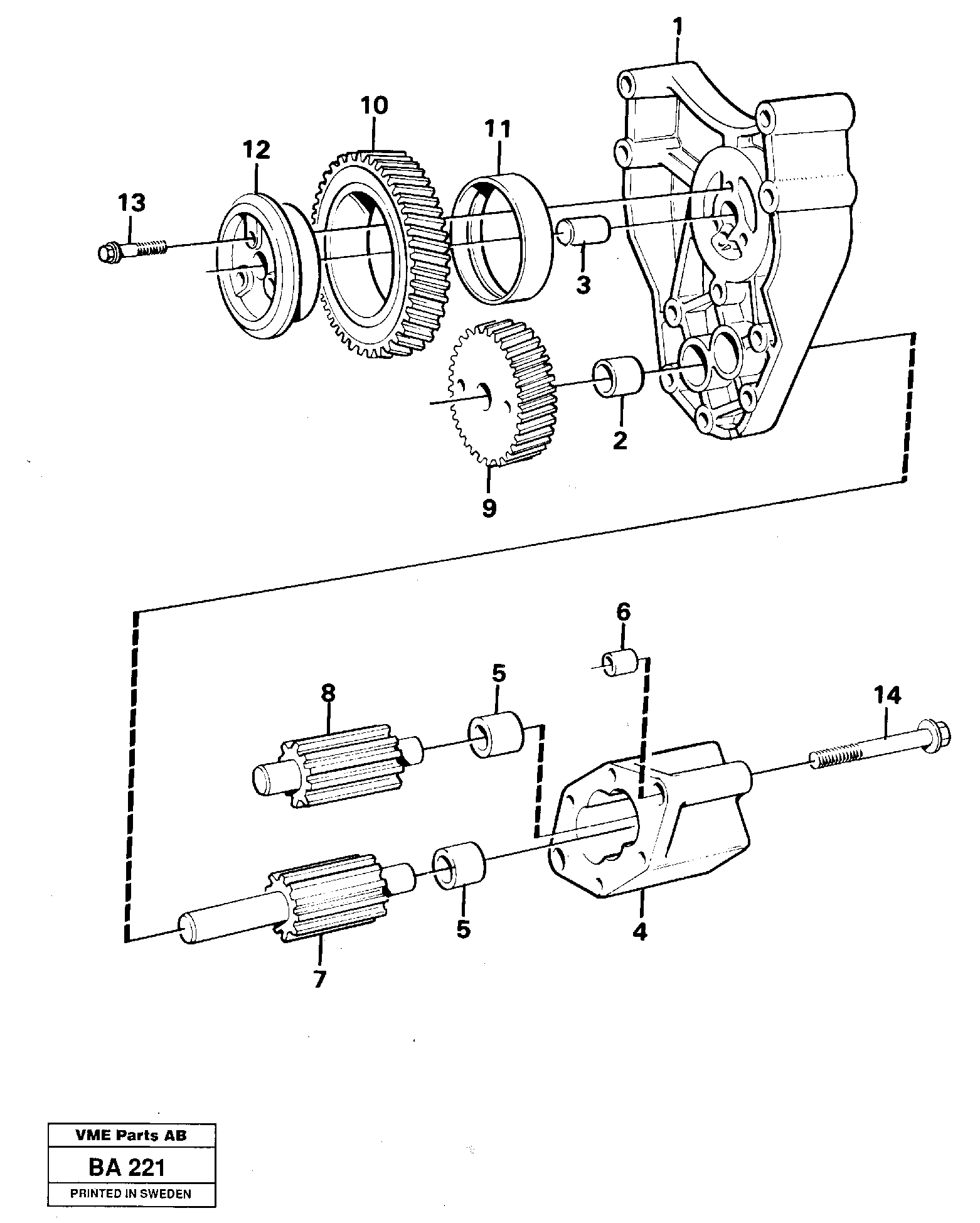 Oil pump — volvo parts diagram