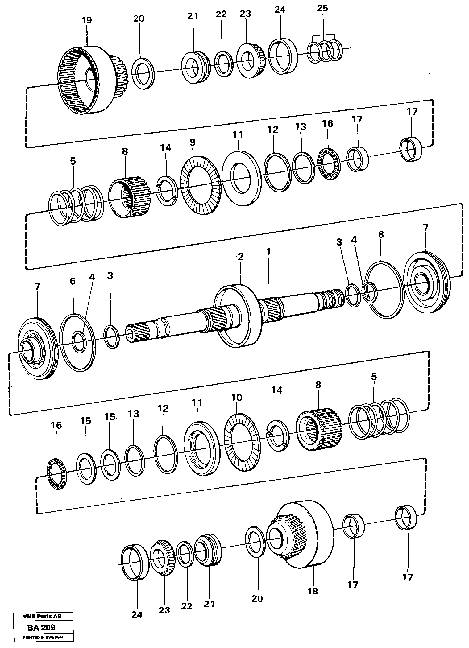 Clutches forward and reverse  30881 — volvo parts diagram