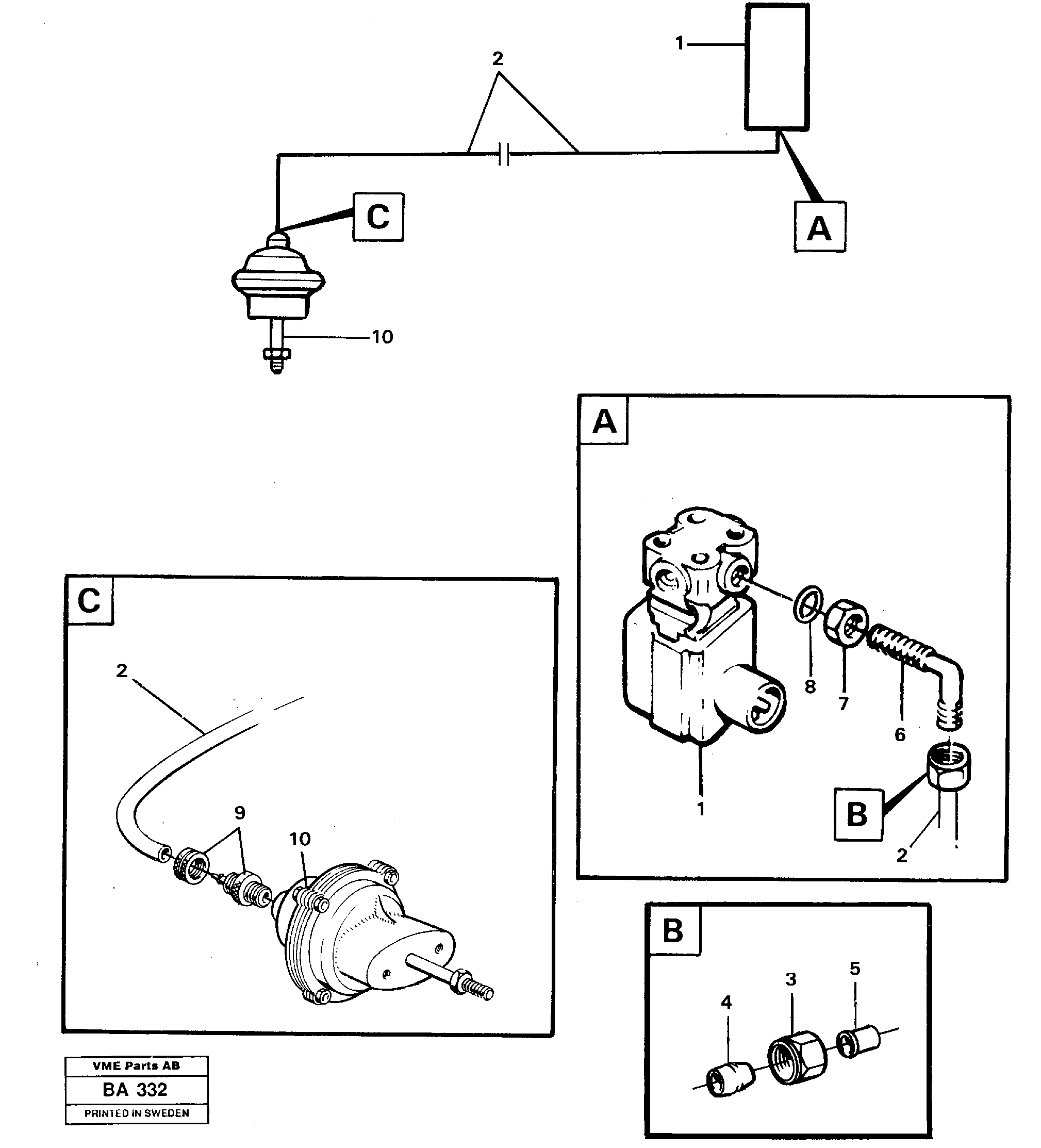 Pneumatic system: tip — volvo parts diagram
