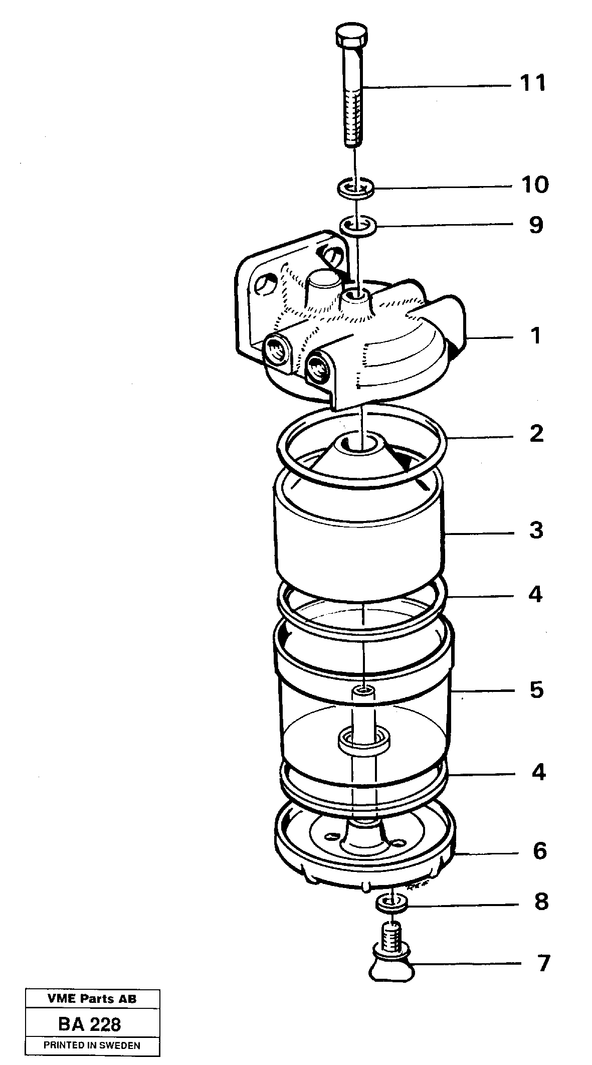 Filter — volvo parts diagram
