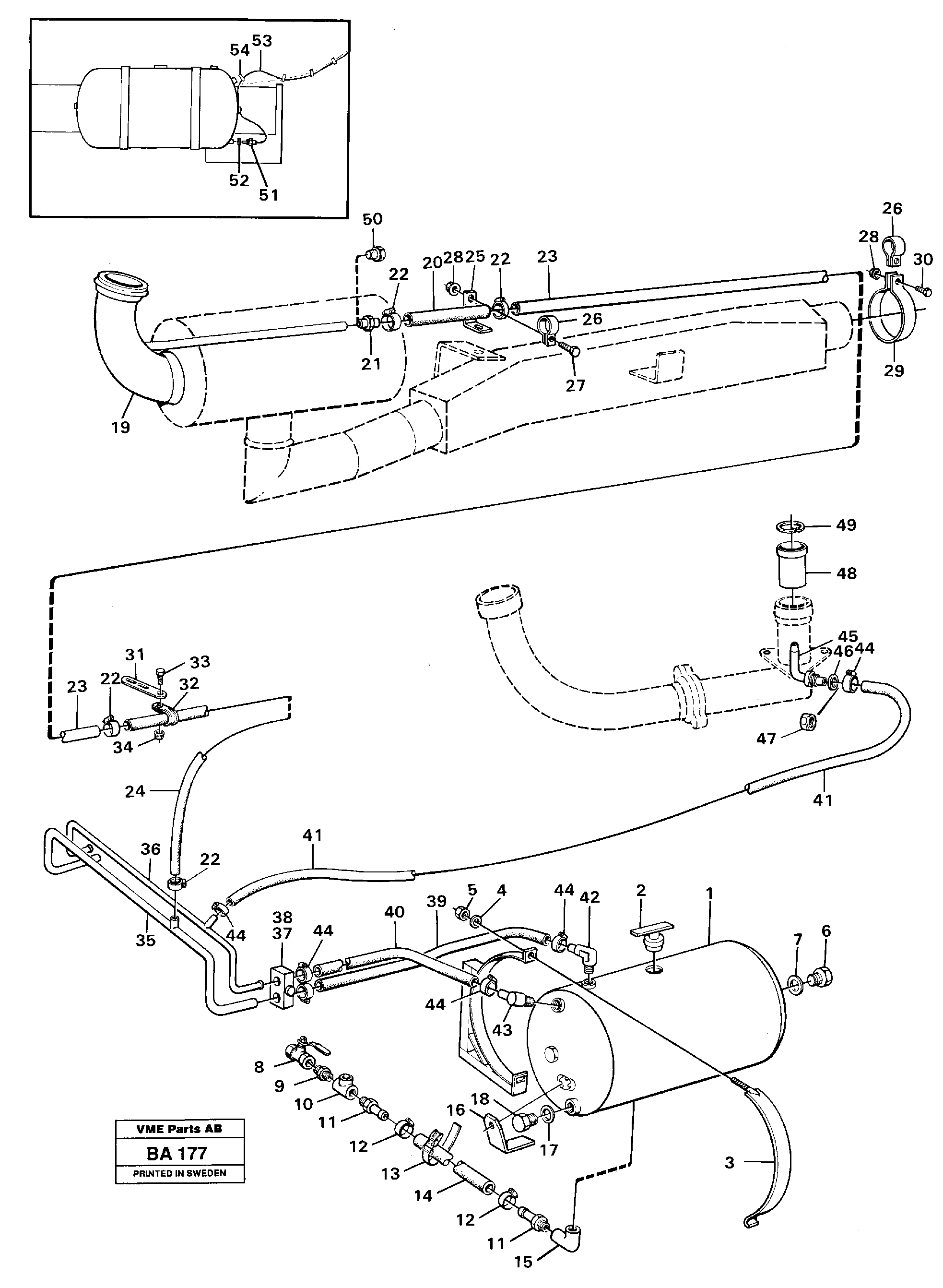 Exhaust gas purification  91090 — volvo parts diagram