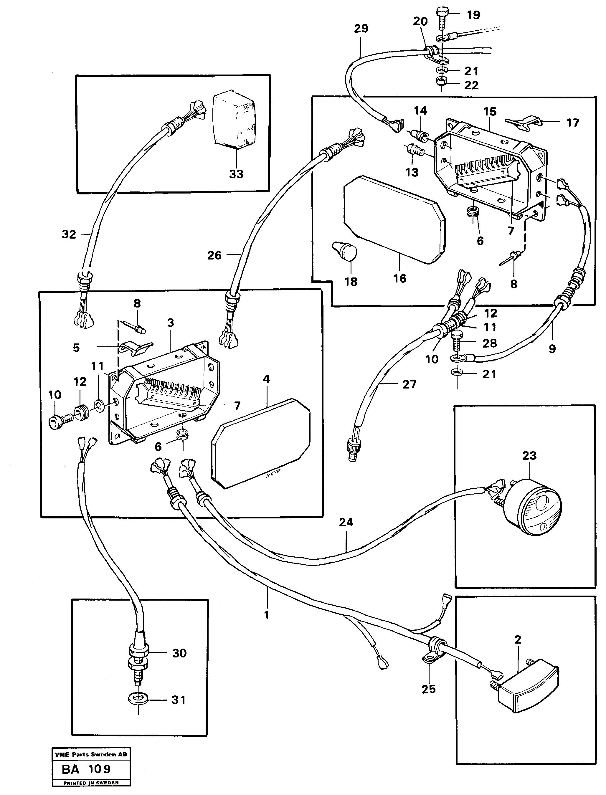 Electrical system,trailer — volvo parts diagram