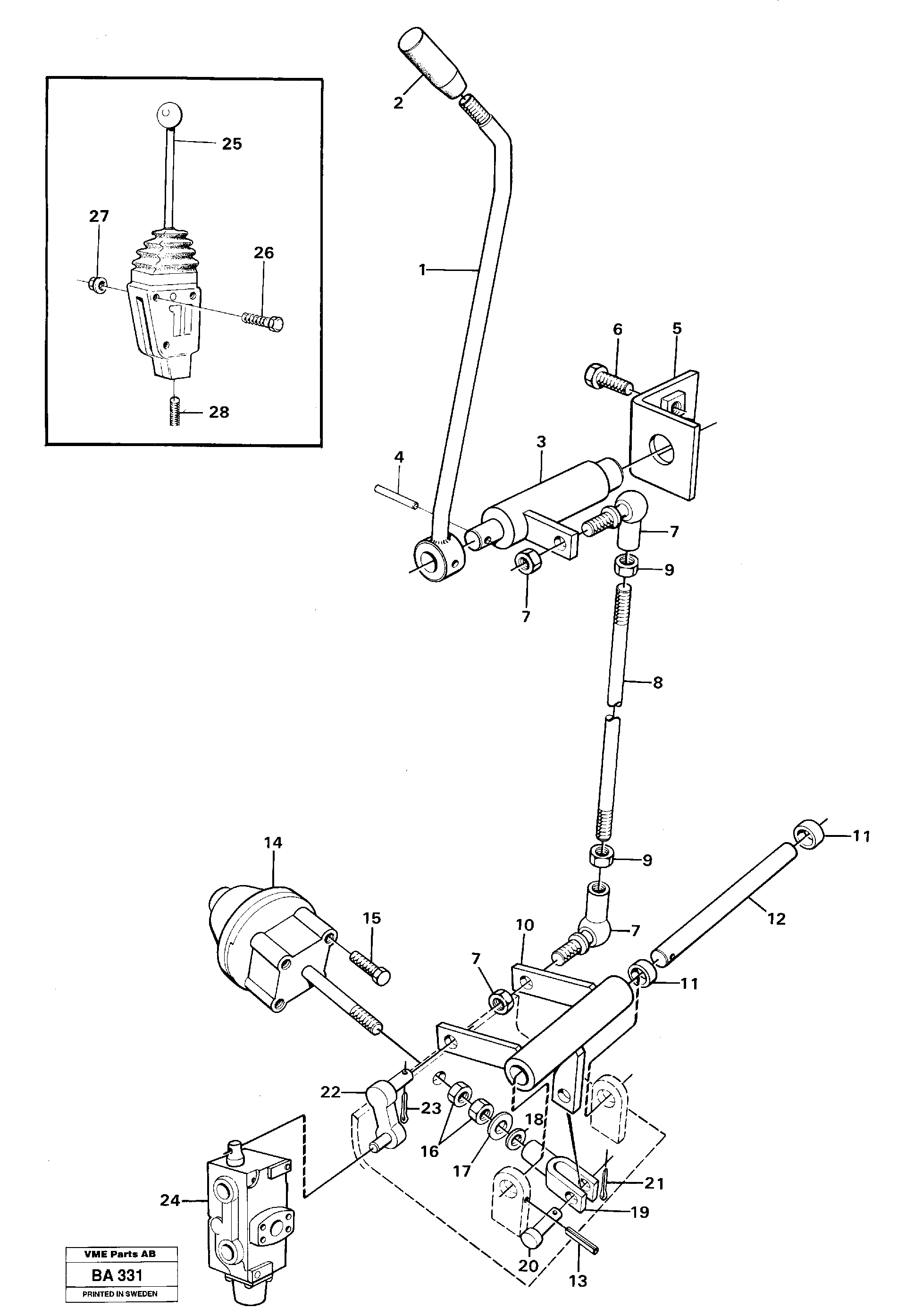 Tip control — volvo parts diagram
