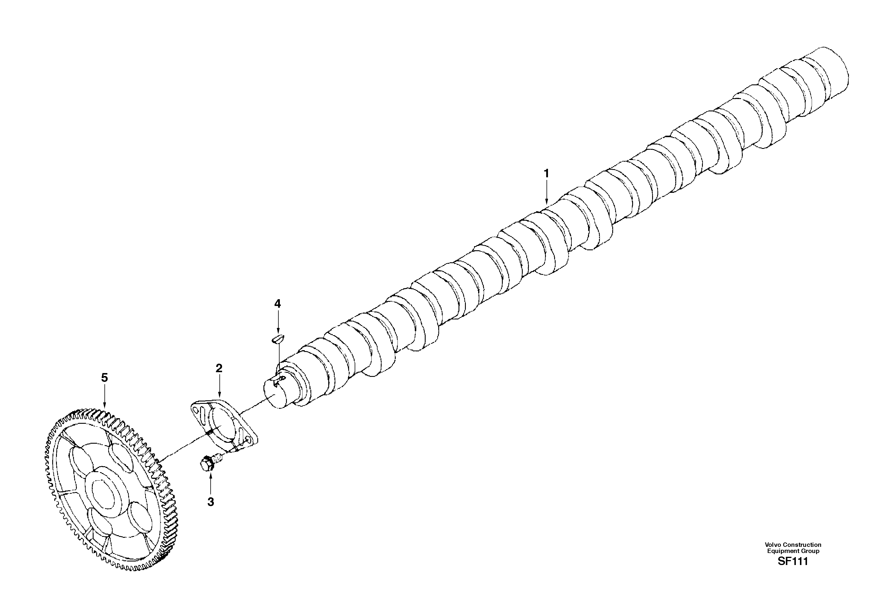 Camshaft — volvo parts diagram