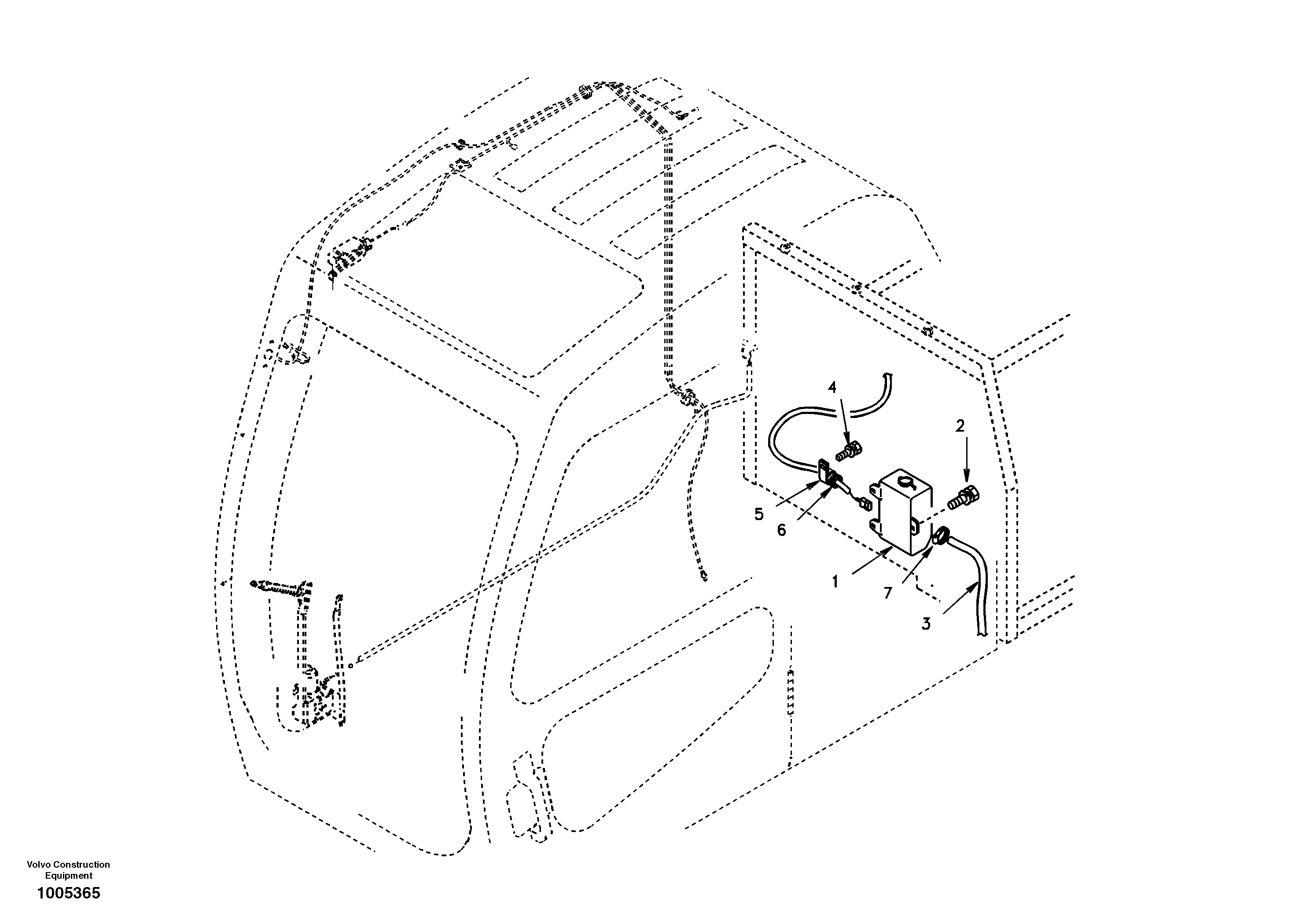 Windshield washer — volvo parts diagram