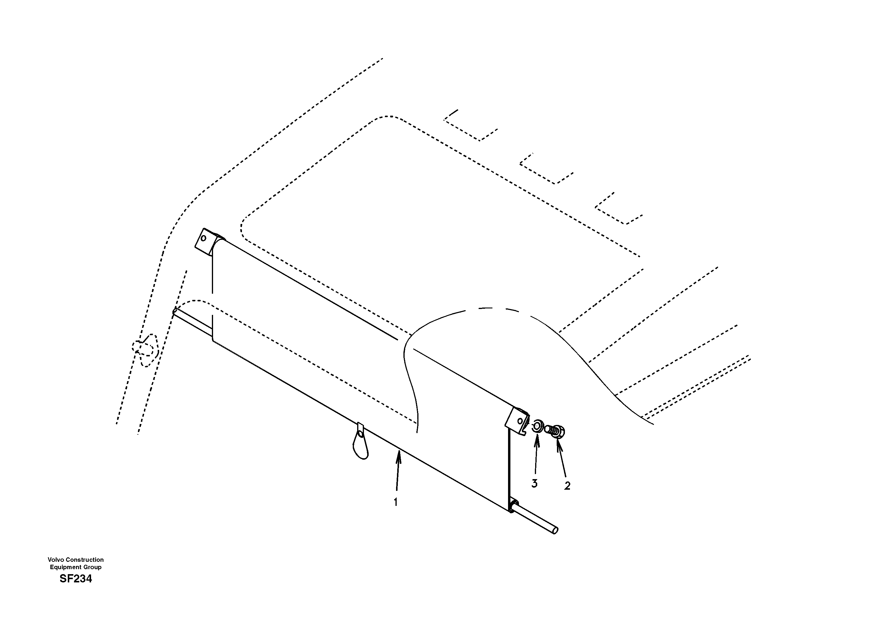 Sun visor interior — volvo parts diagram