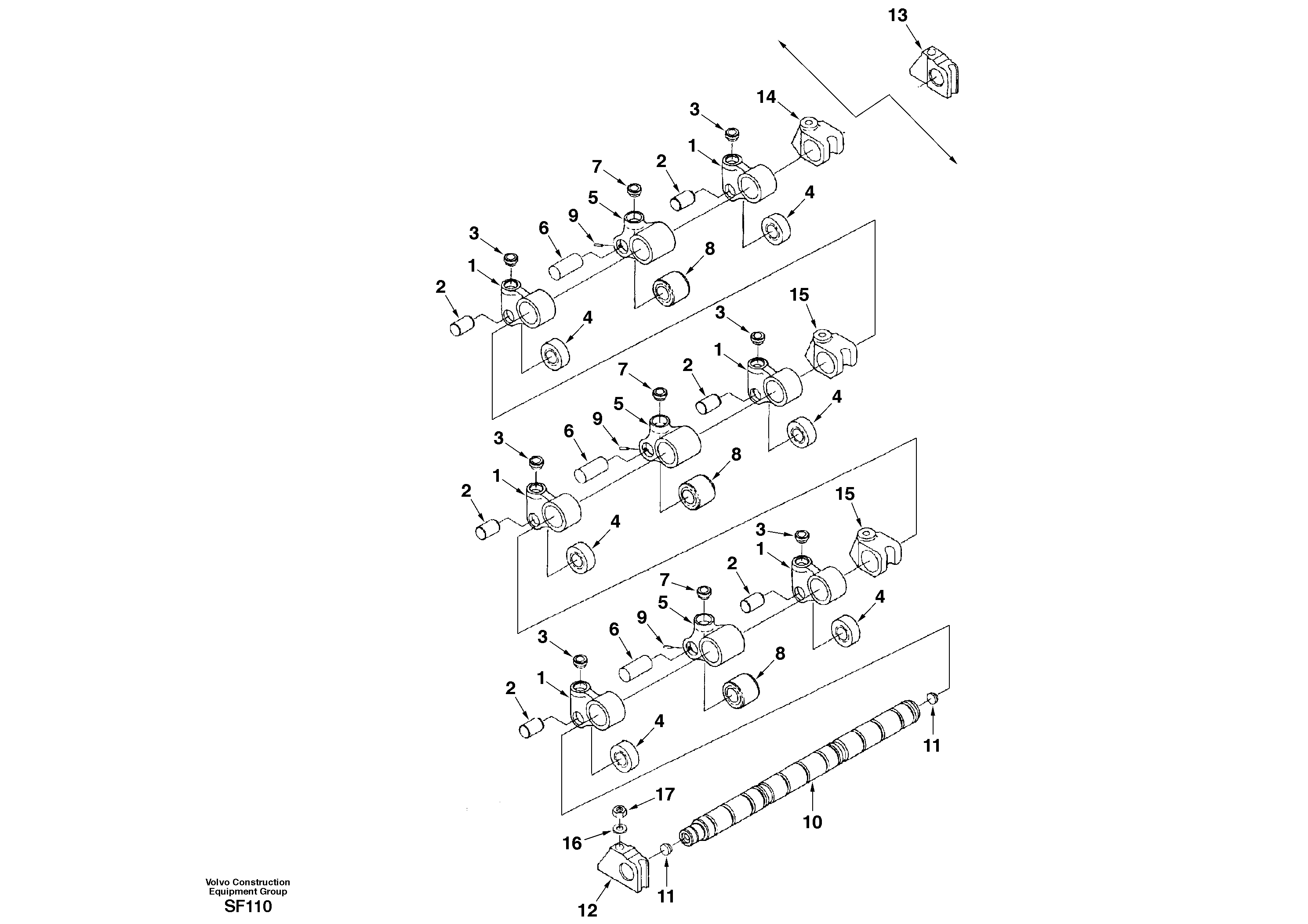 Valve tappet — volvo parts diagram