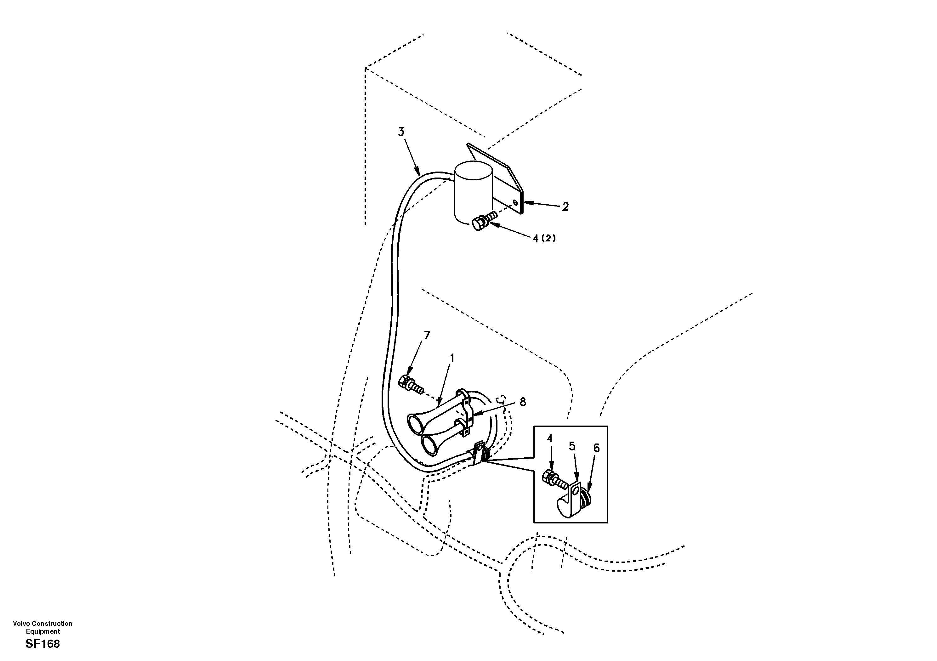 Horn — volvo parts diagram