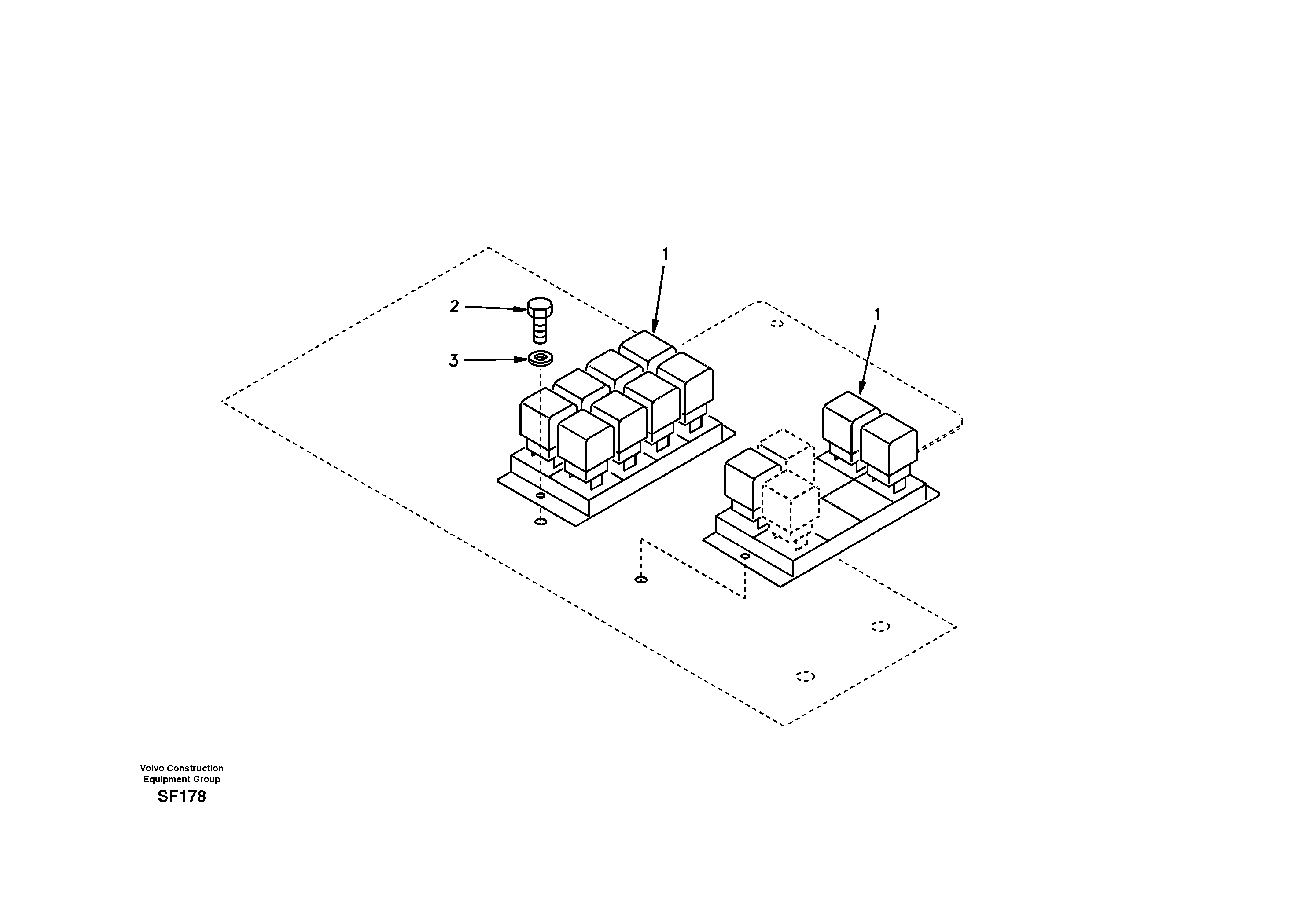 Electrical relay — volvo parts diagram