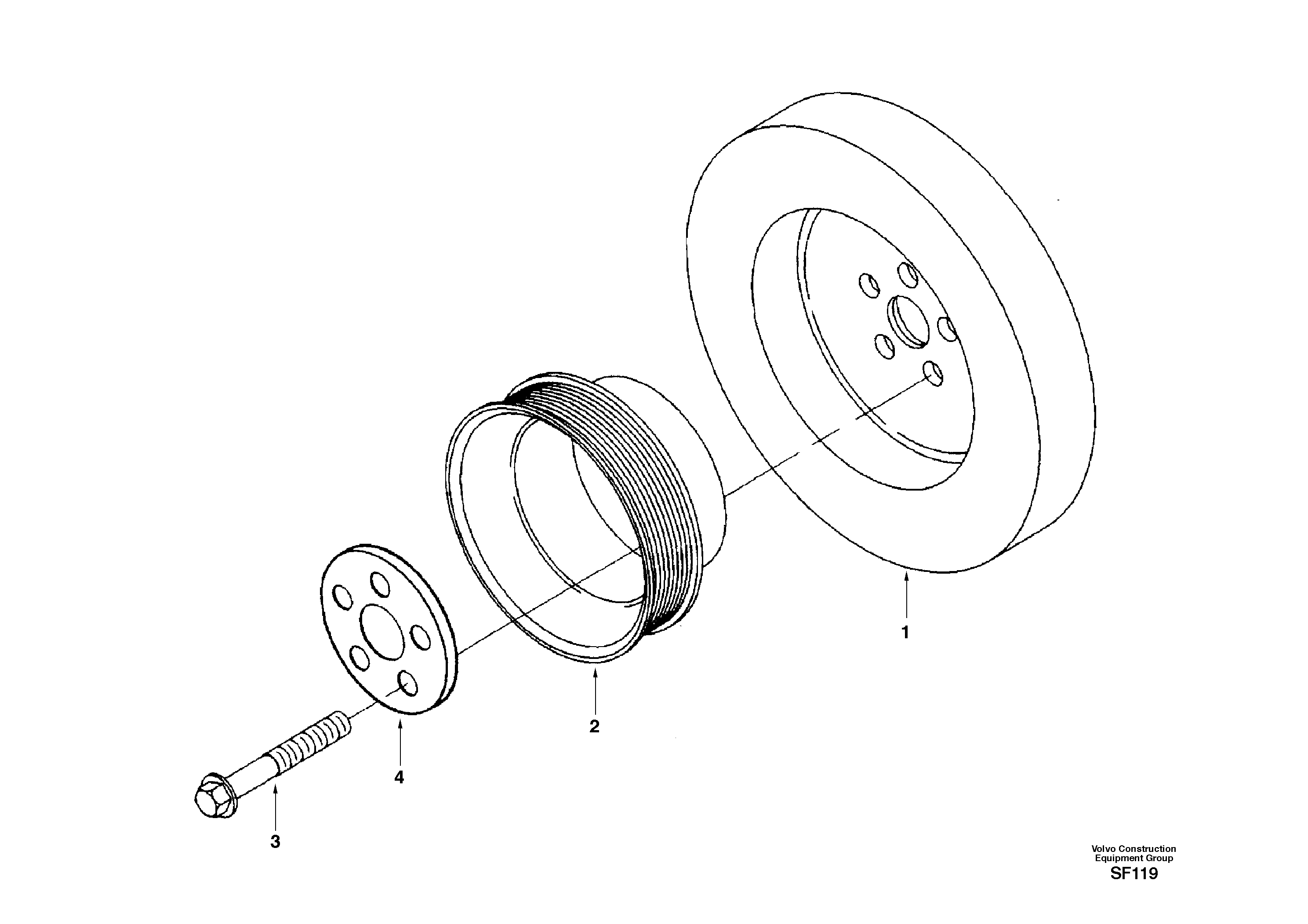 Vibration damper — volvo parts diagram
