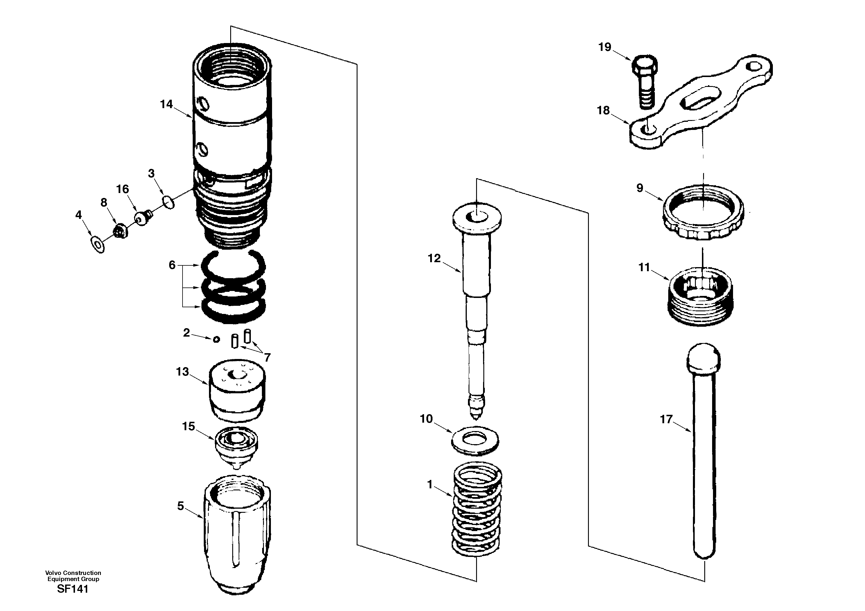 Injector — volvo parts diagram