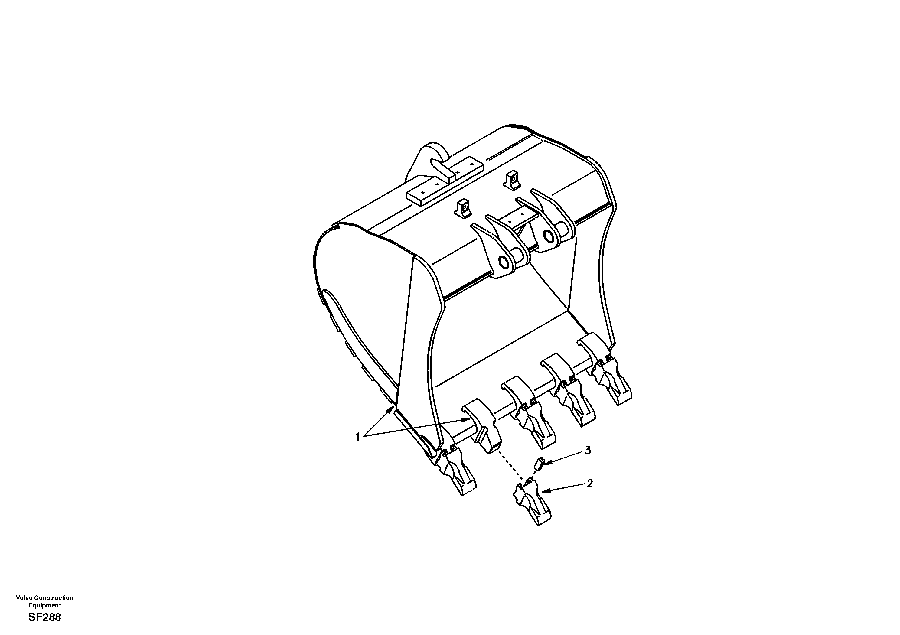 Buckets for Quickfit — volvo parts diagram