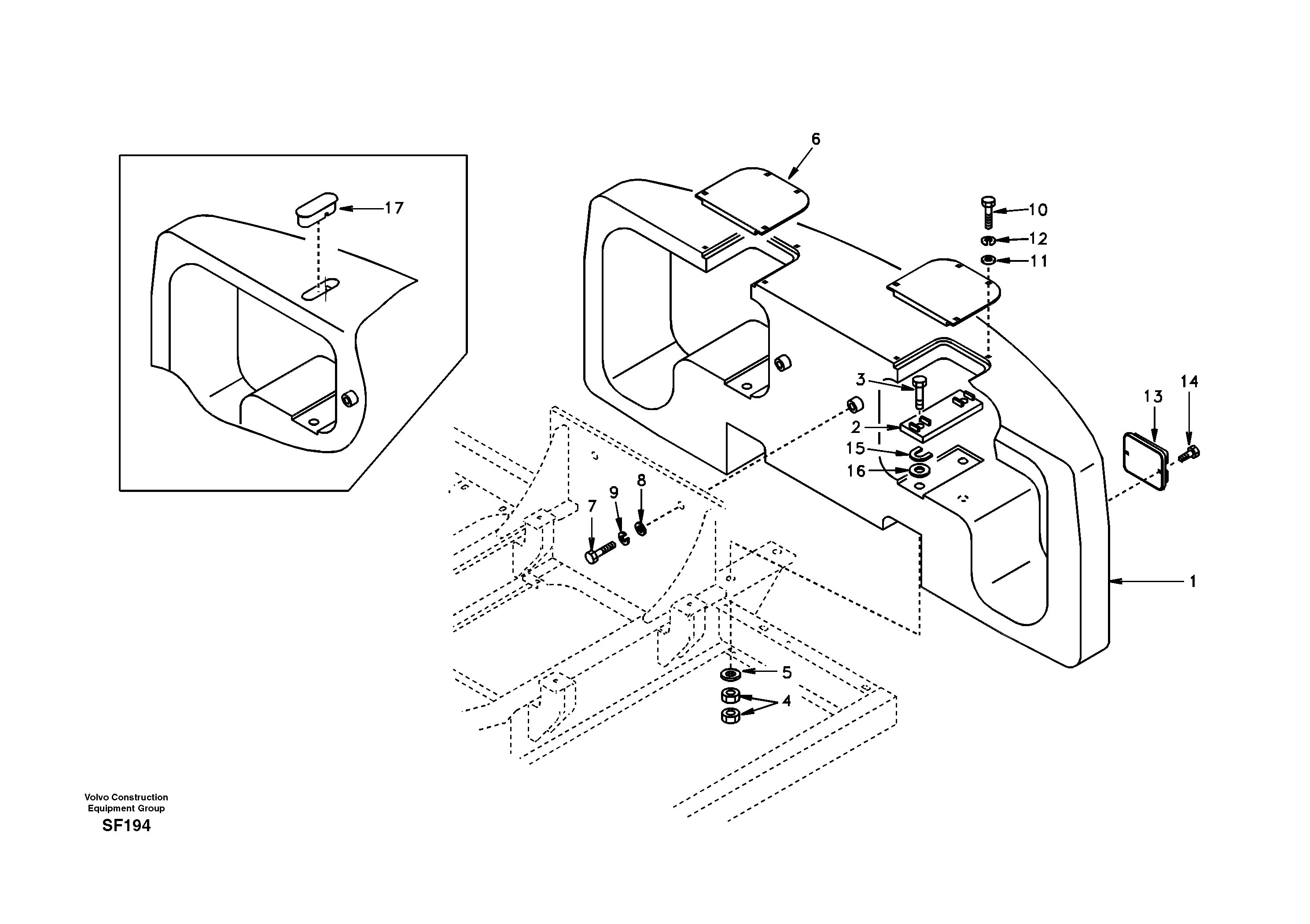 Counterweights — volvo parts diagram