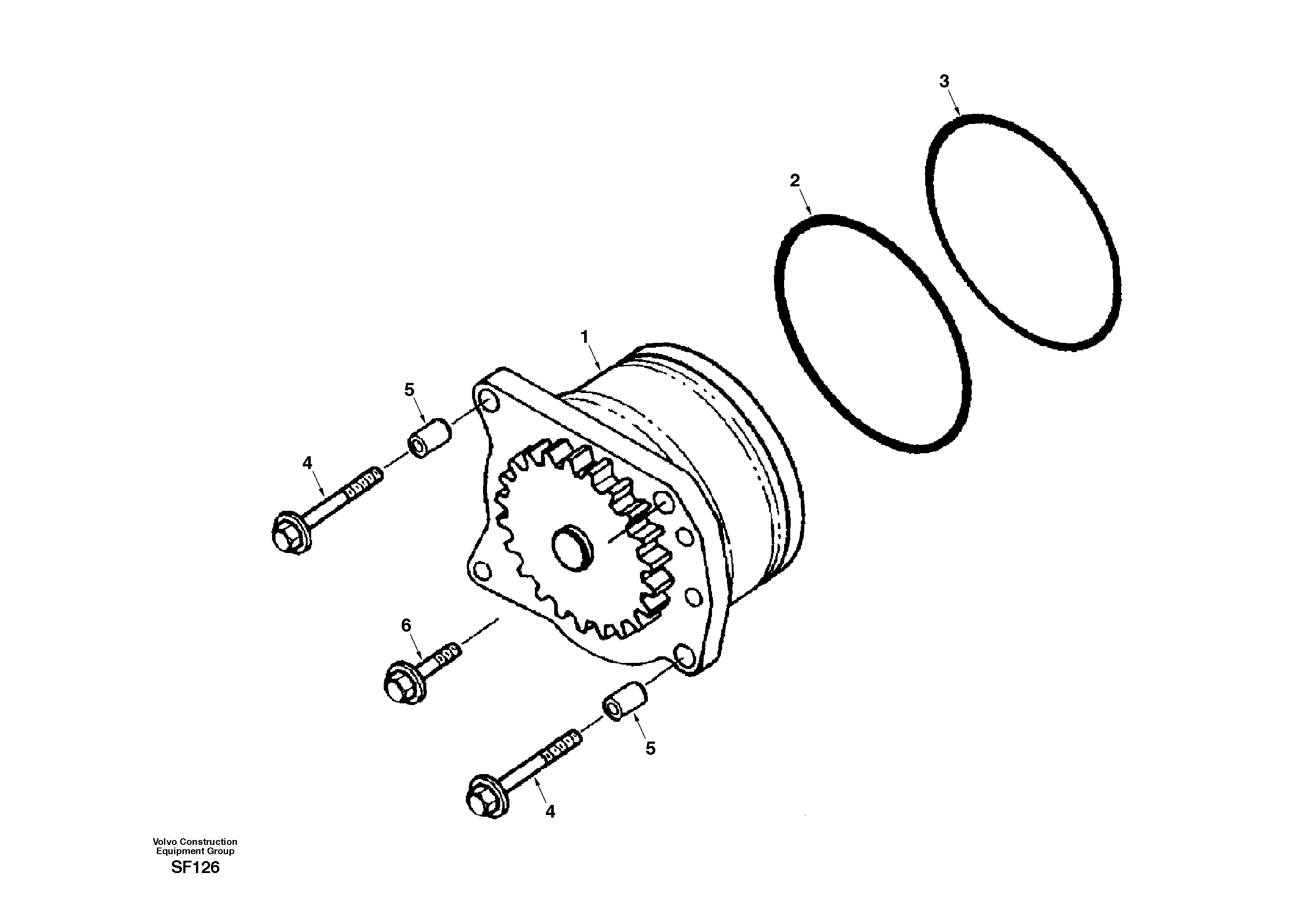 Oil pump — volvo parts diagram