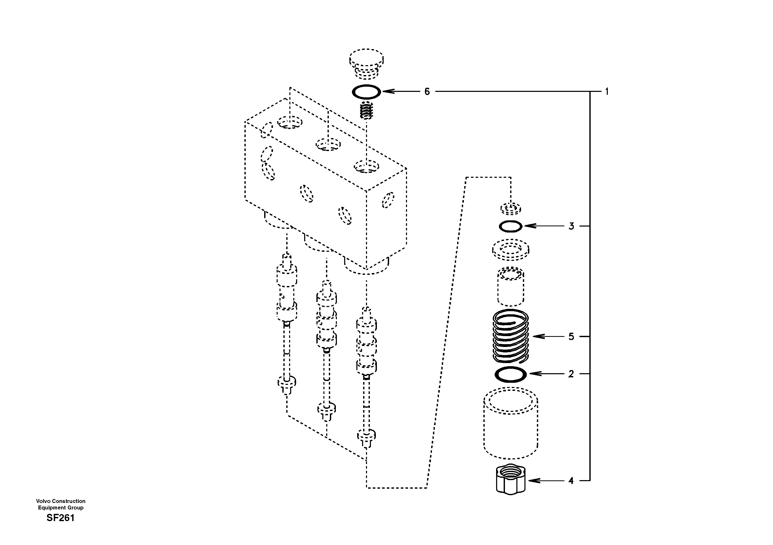Servo system, solenoid valve — volvo parts diagram