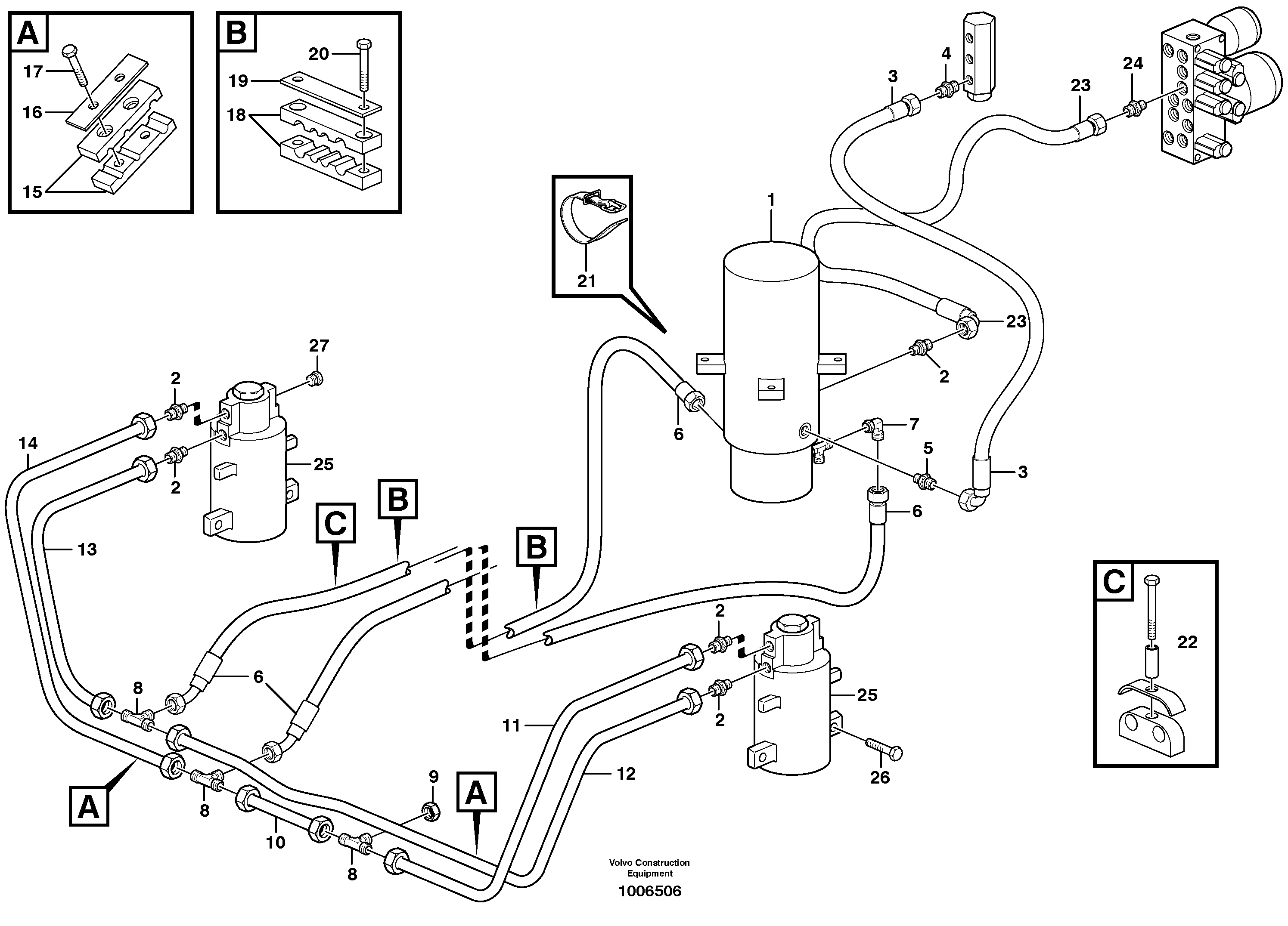 Oscillating system — volvo parts diagram