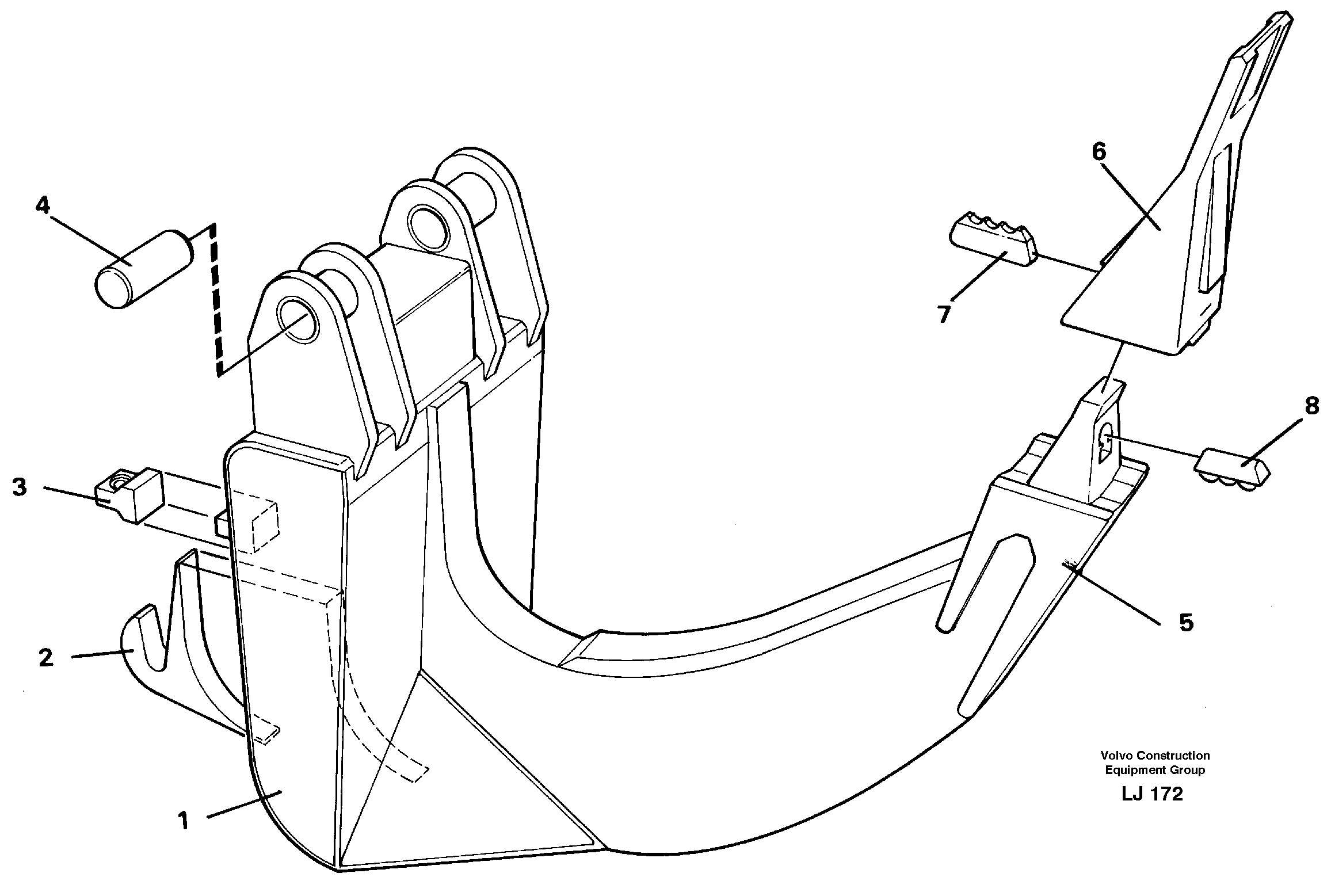 Ripper  14253092 — volvo parts diagram