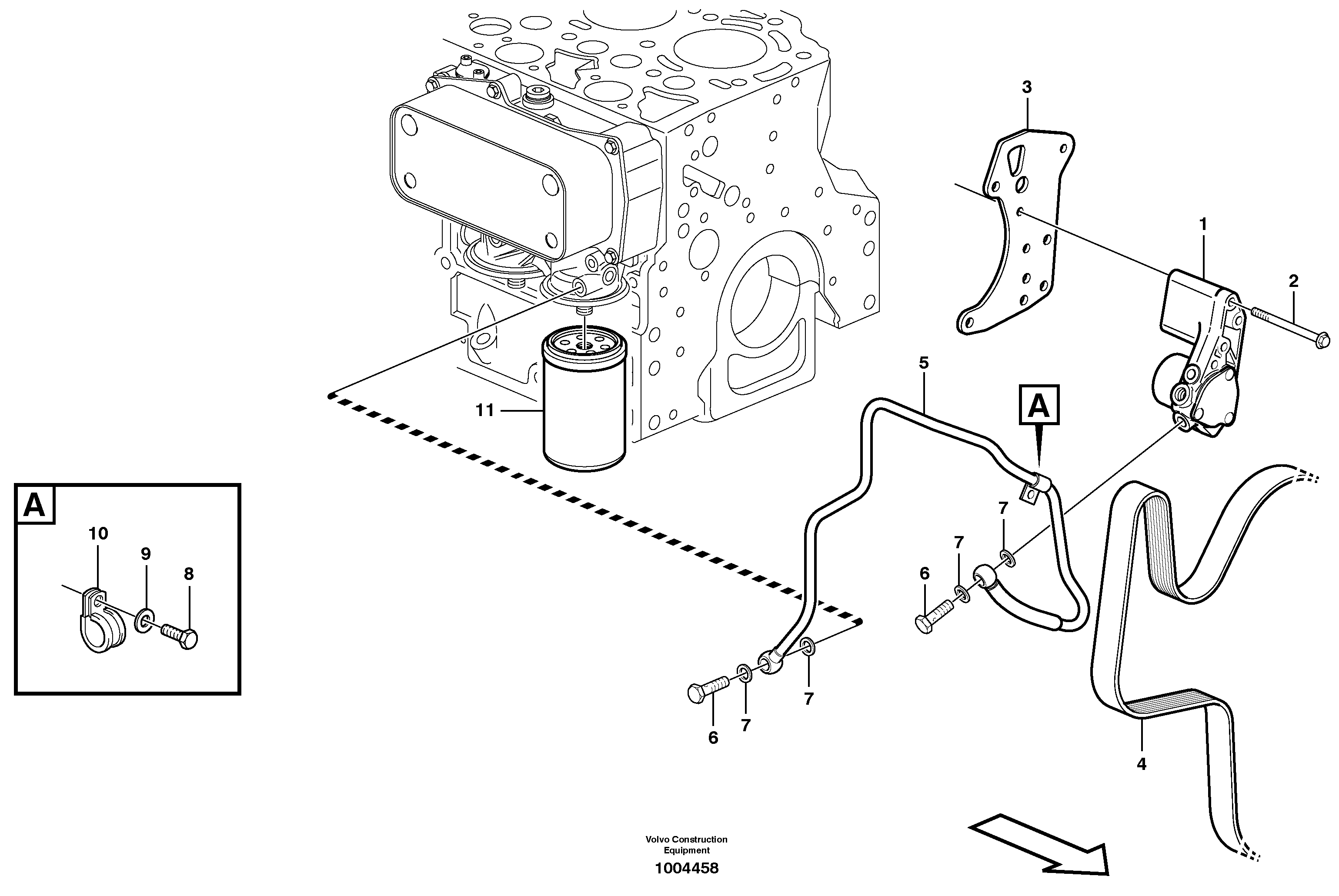 Fuel pump — volvo parts diagram
