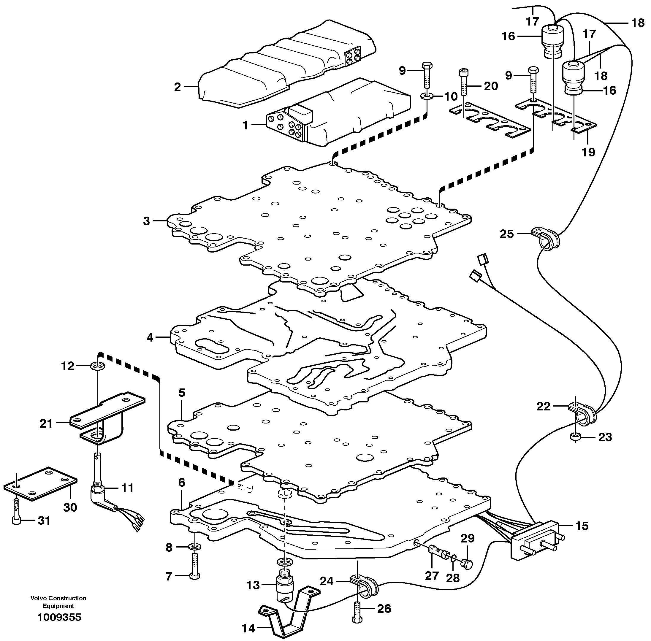 Control system  22648 — volvo parts diagram