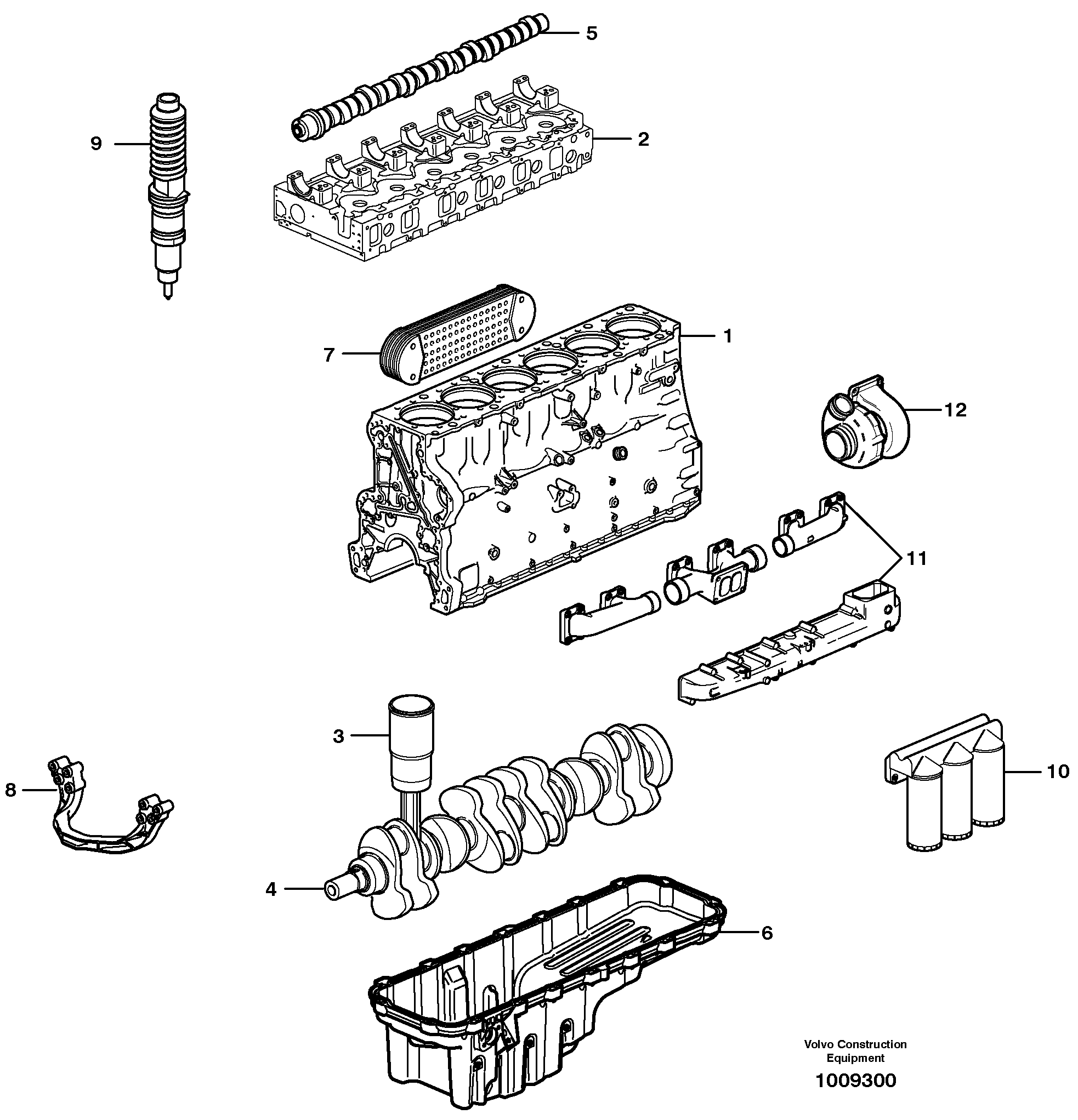 Engine — volvo parts diagram
