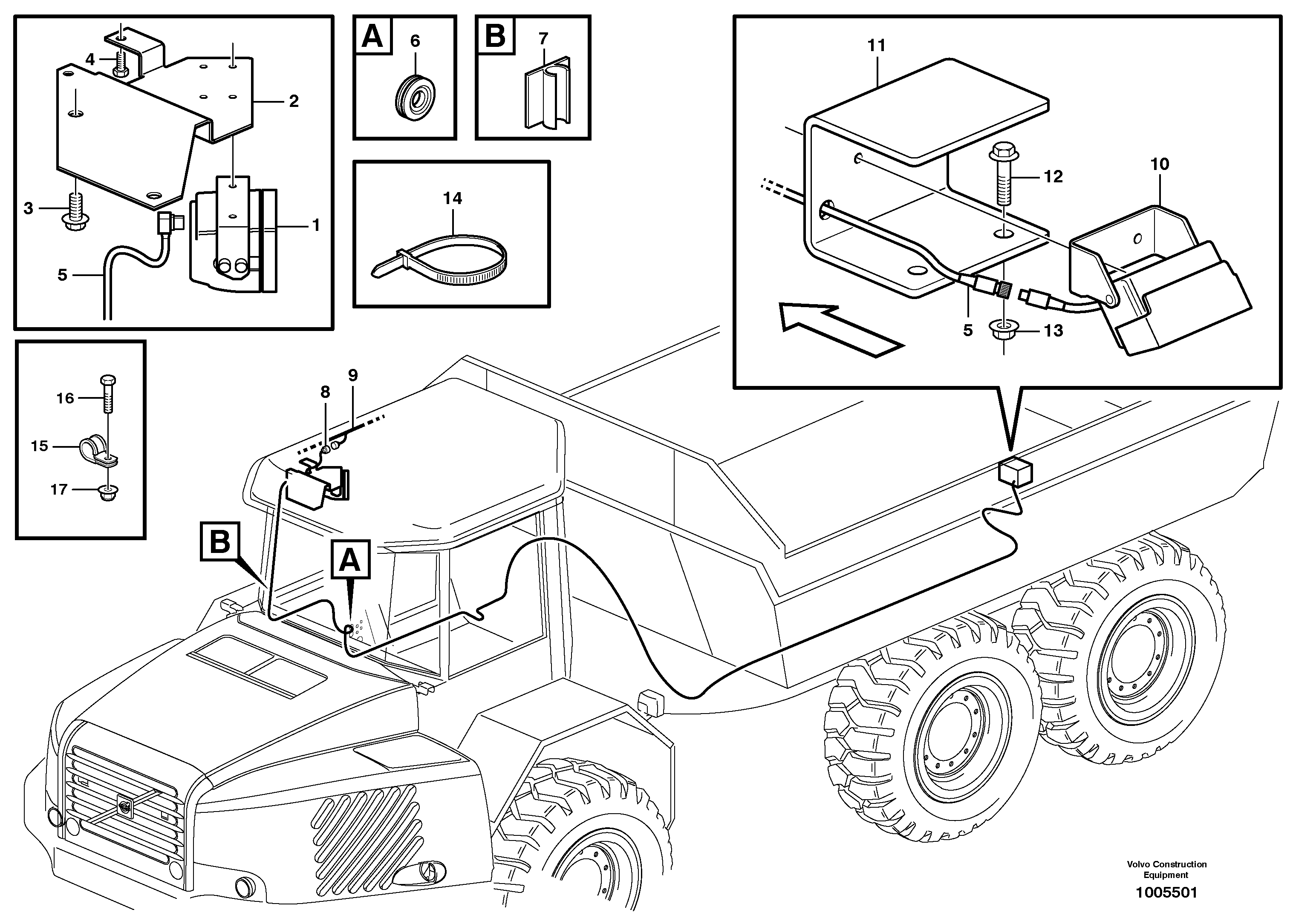 Camera inclusive monitor 93381, 81159 — volvo parts diagram