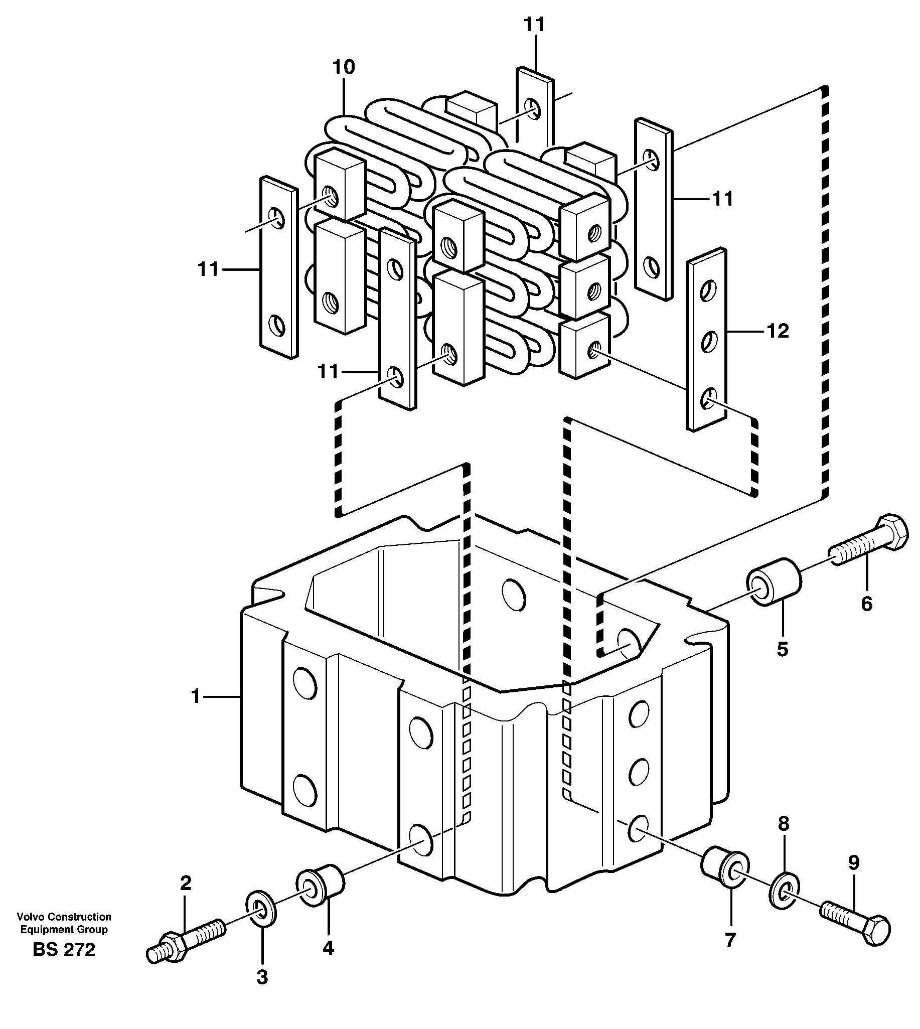Pre-heater — volvo parts diagram