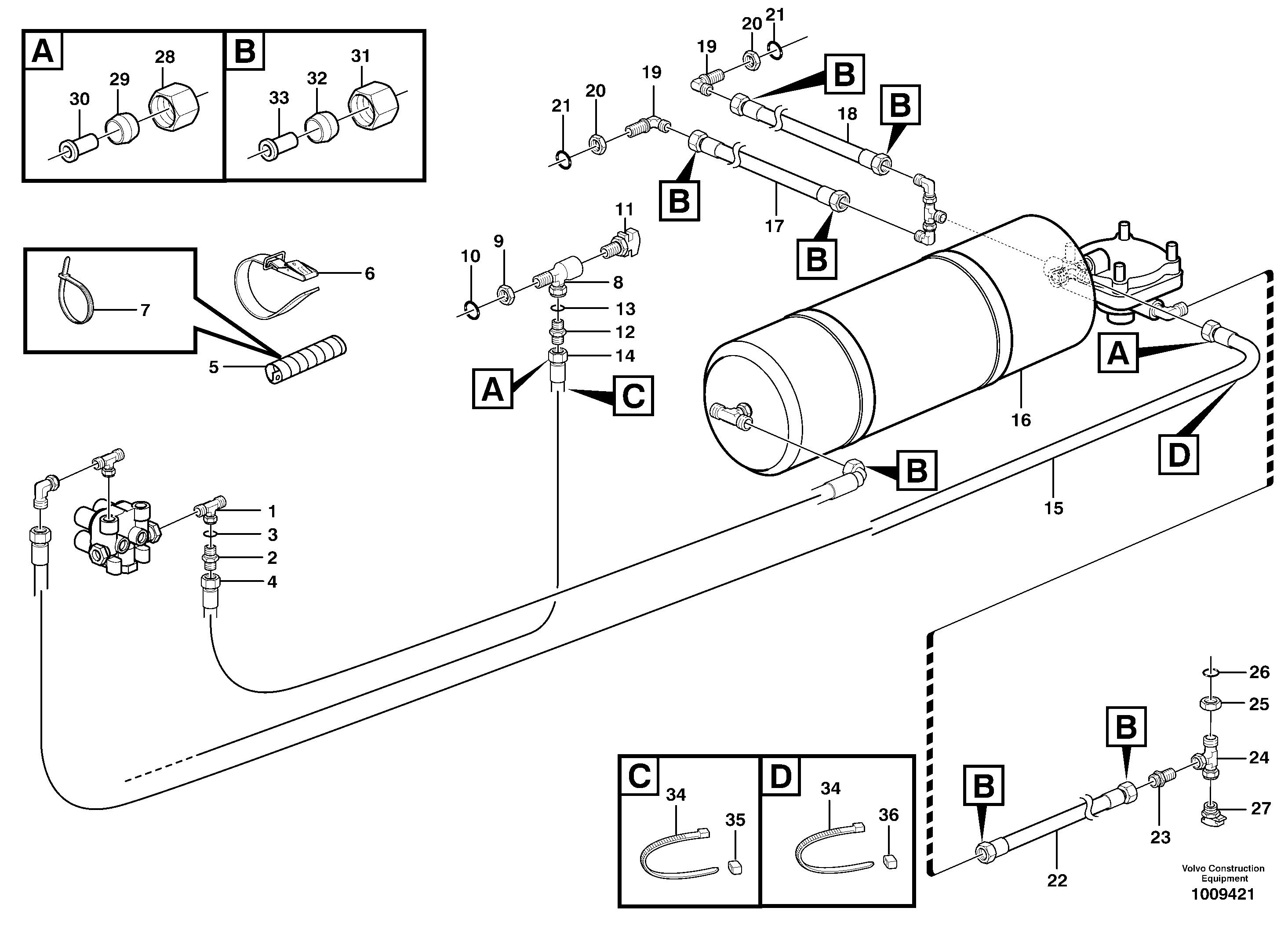 Brake system, load unit — volvo parts diagram