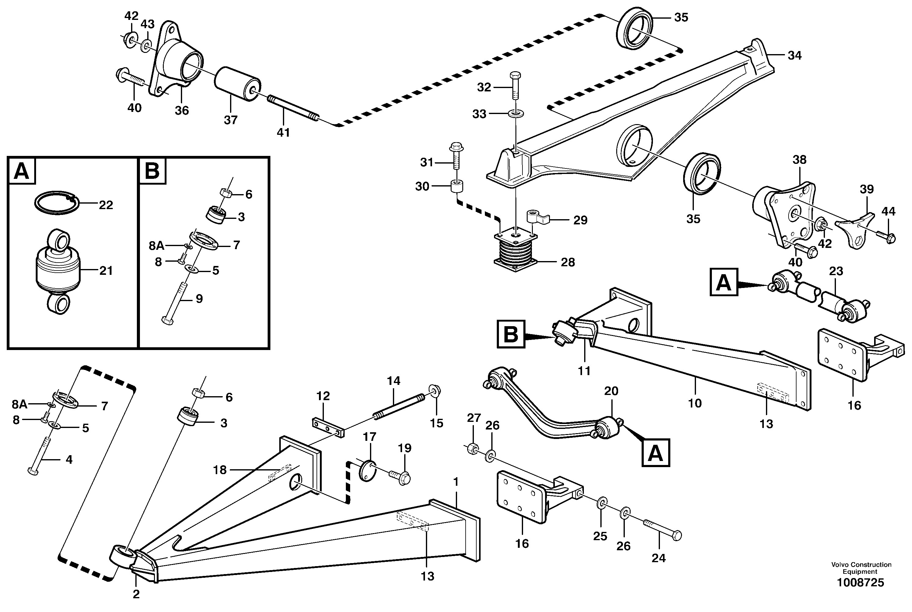 Bogie — volvo parts diagram